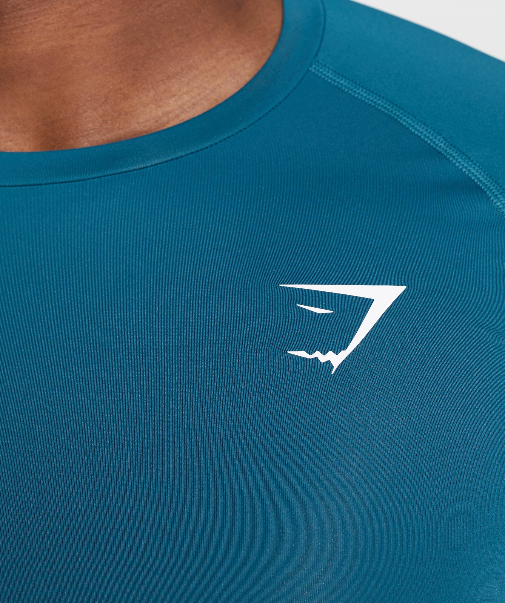 Tops Gymshark Element Baselayer Long Sleeve Hombre Azules | 7421603-YI