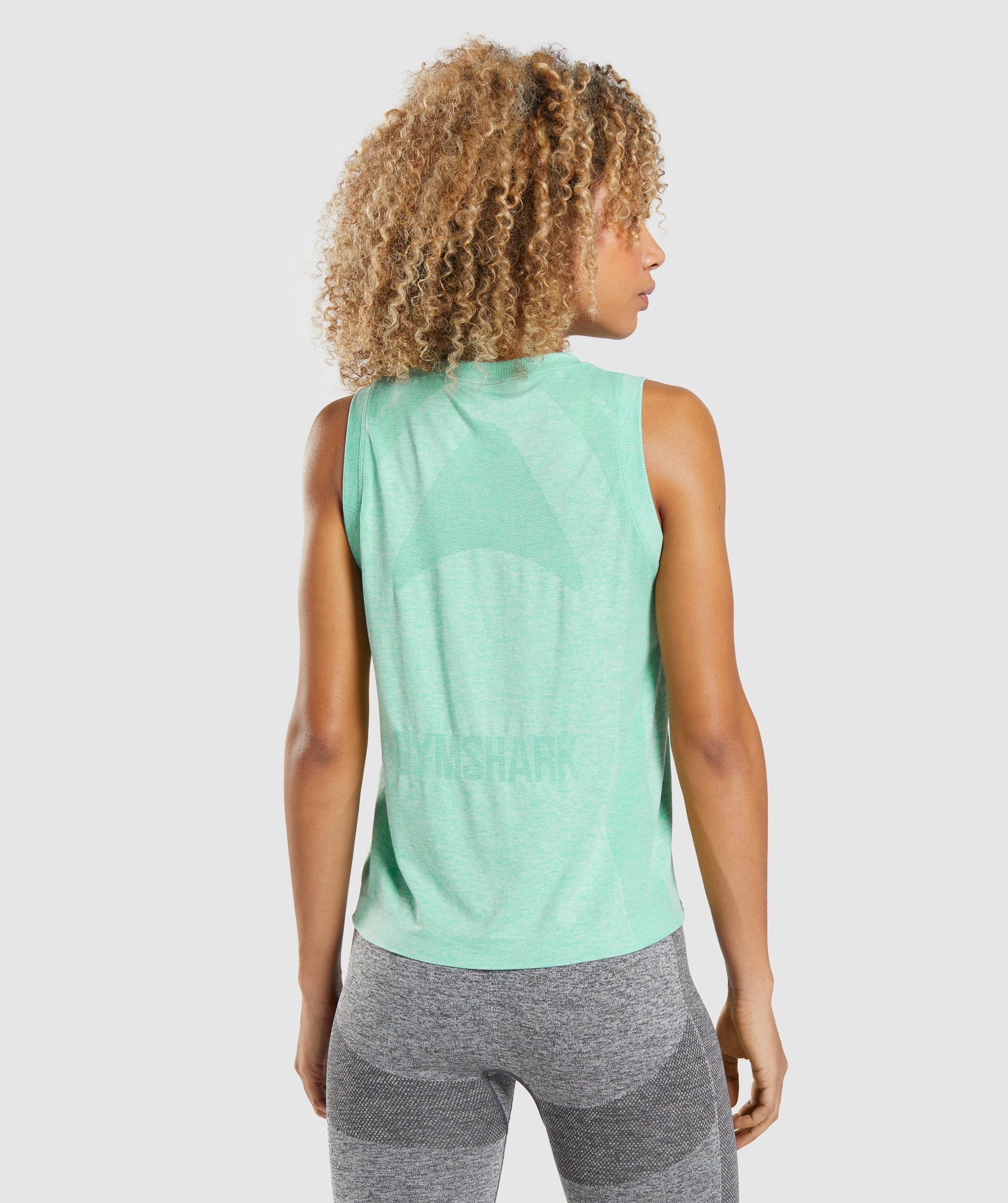 Tops Gymshark Flex Loose Mujer Verde | 2635980-MJ