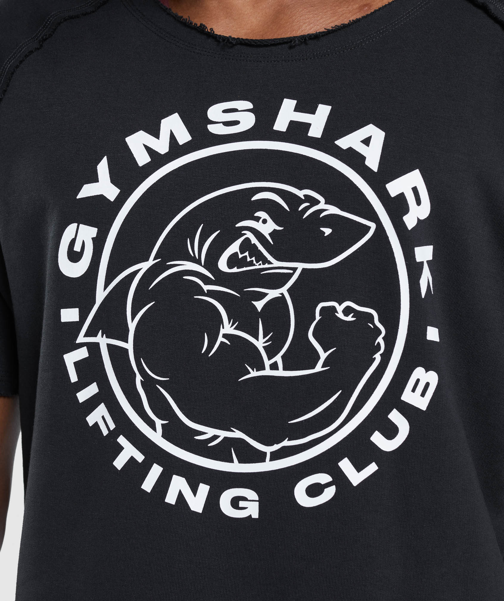 Tops Gymshark Legacy Rag Hombre Negras | 6215309-RU