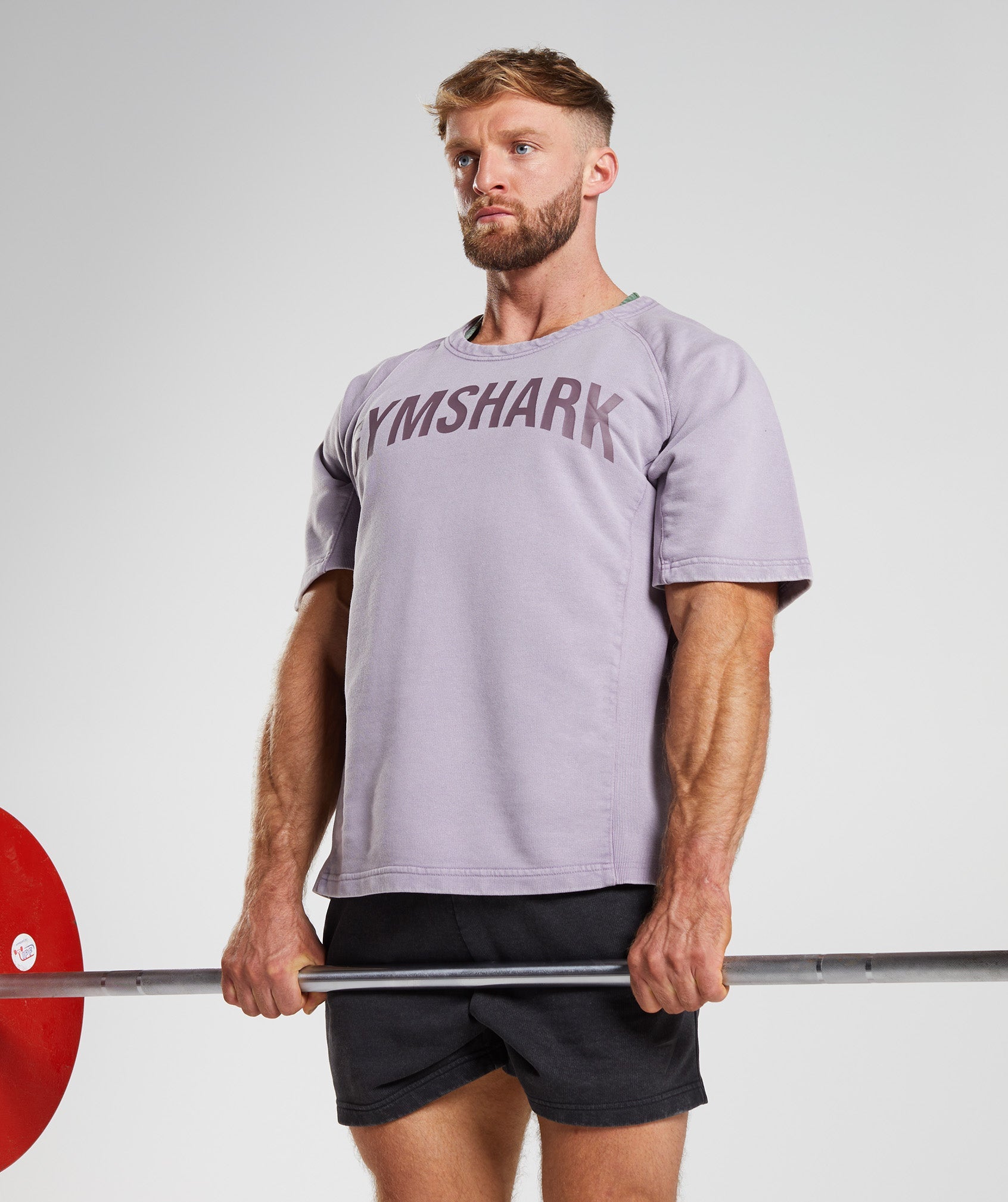 Tops Gymshark Power Washed Rag Hombre Moradas | 5360197-EY