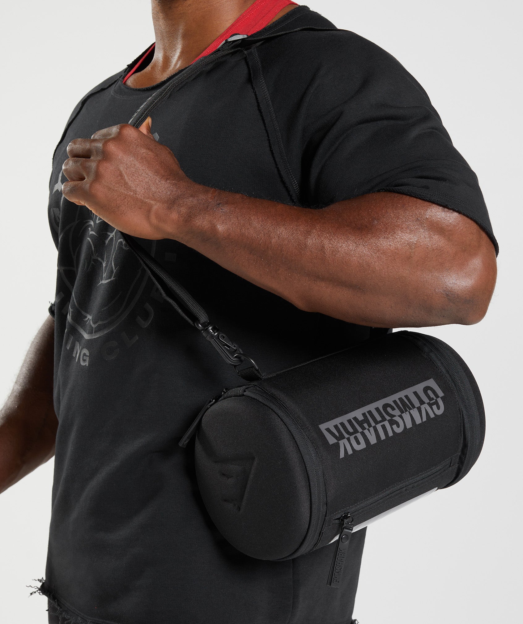 Bolsas Gymshark Bold Hombre Negras | 4657329-NK