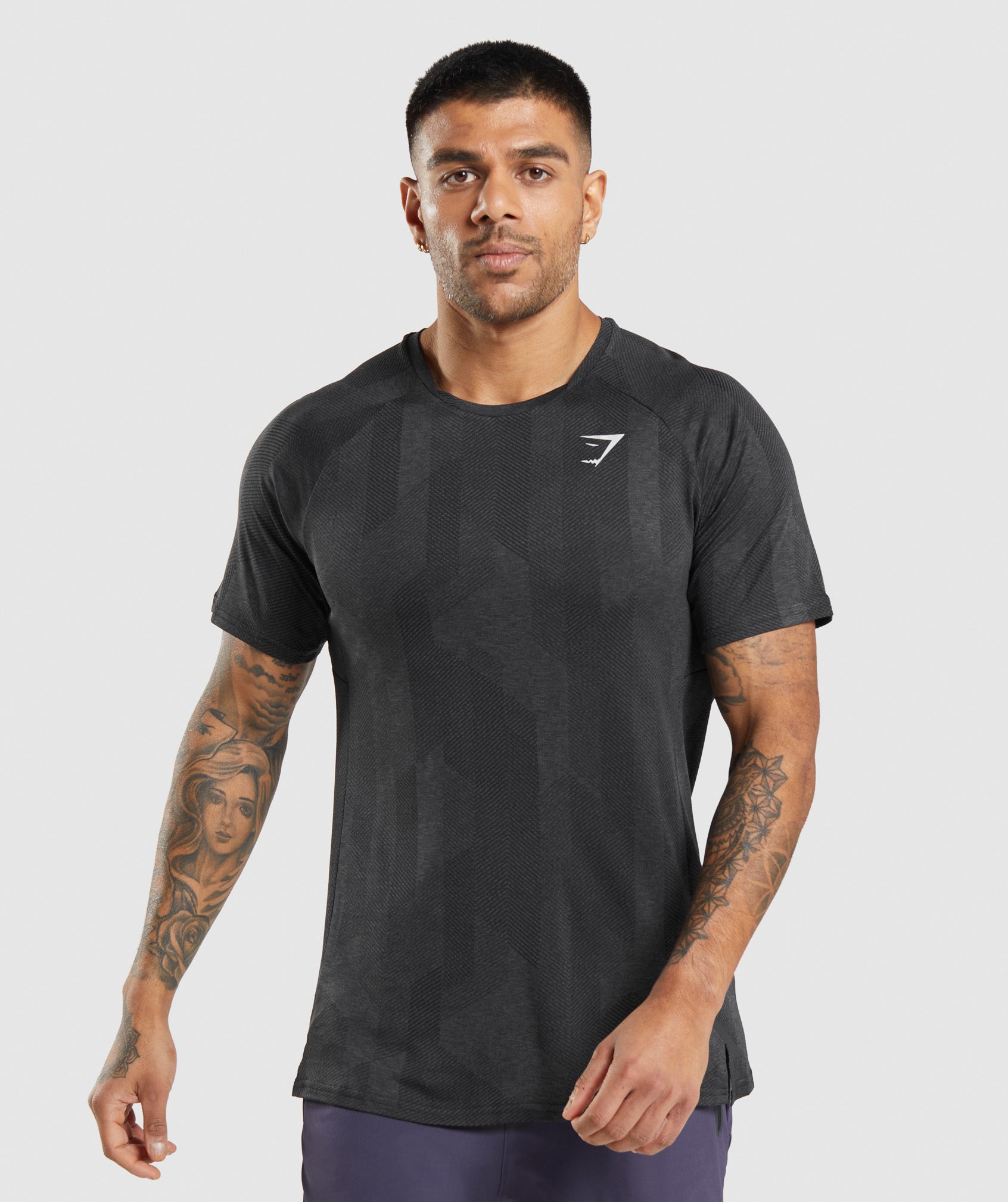 Camiseta Gymshark Apex Hombre Negras | 8170436-IE