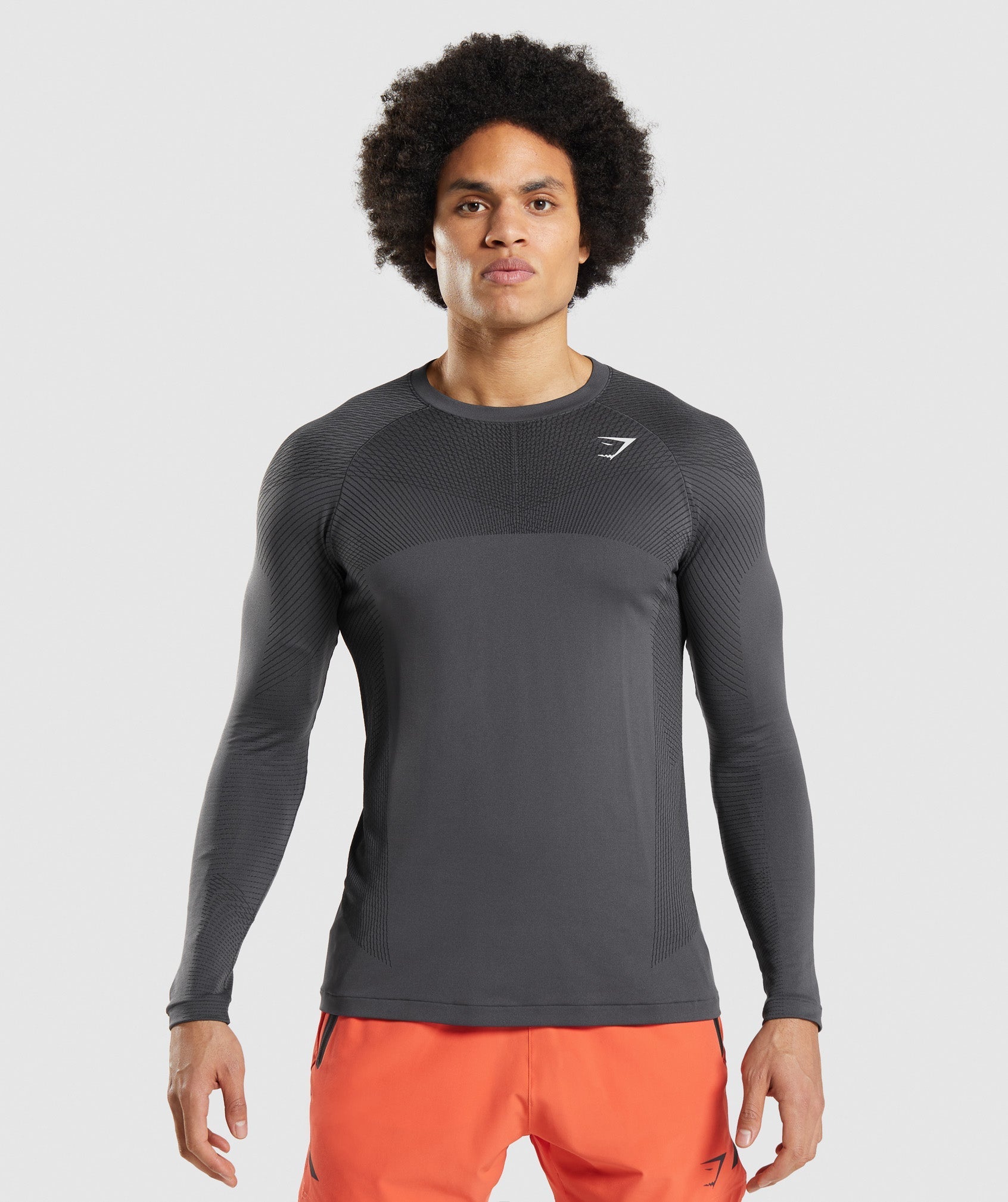 Camiseta Gymshark Apex Seamless Long Sleeve Hombre Negras | 6253840-GJ