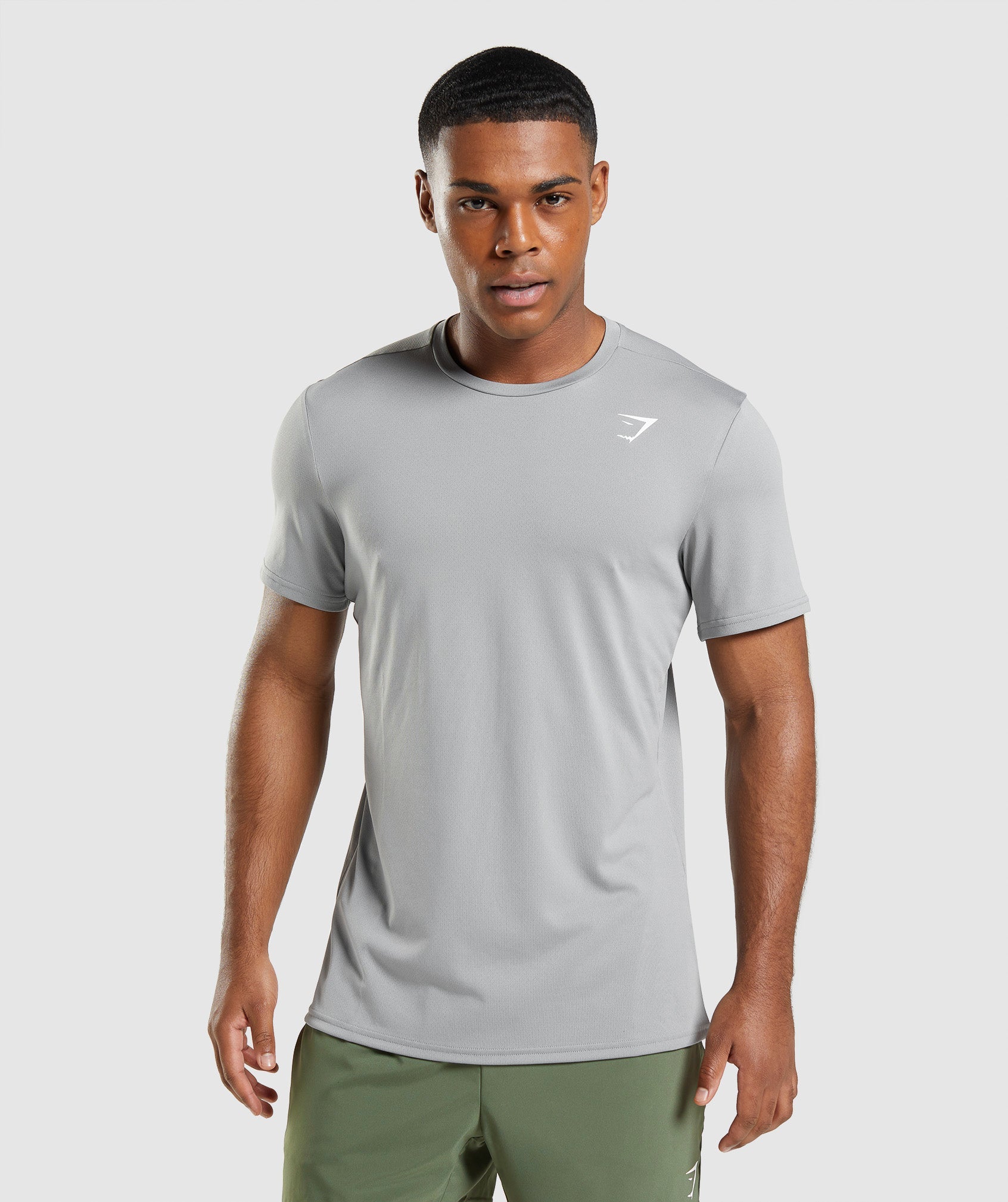 Camiseta Gymshark Arrival Hombre Gris | 4279051-ZO