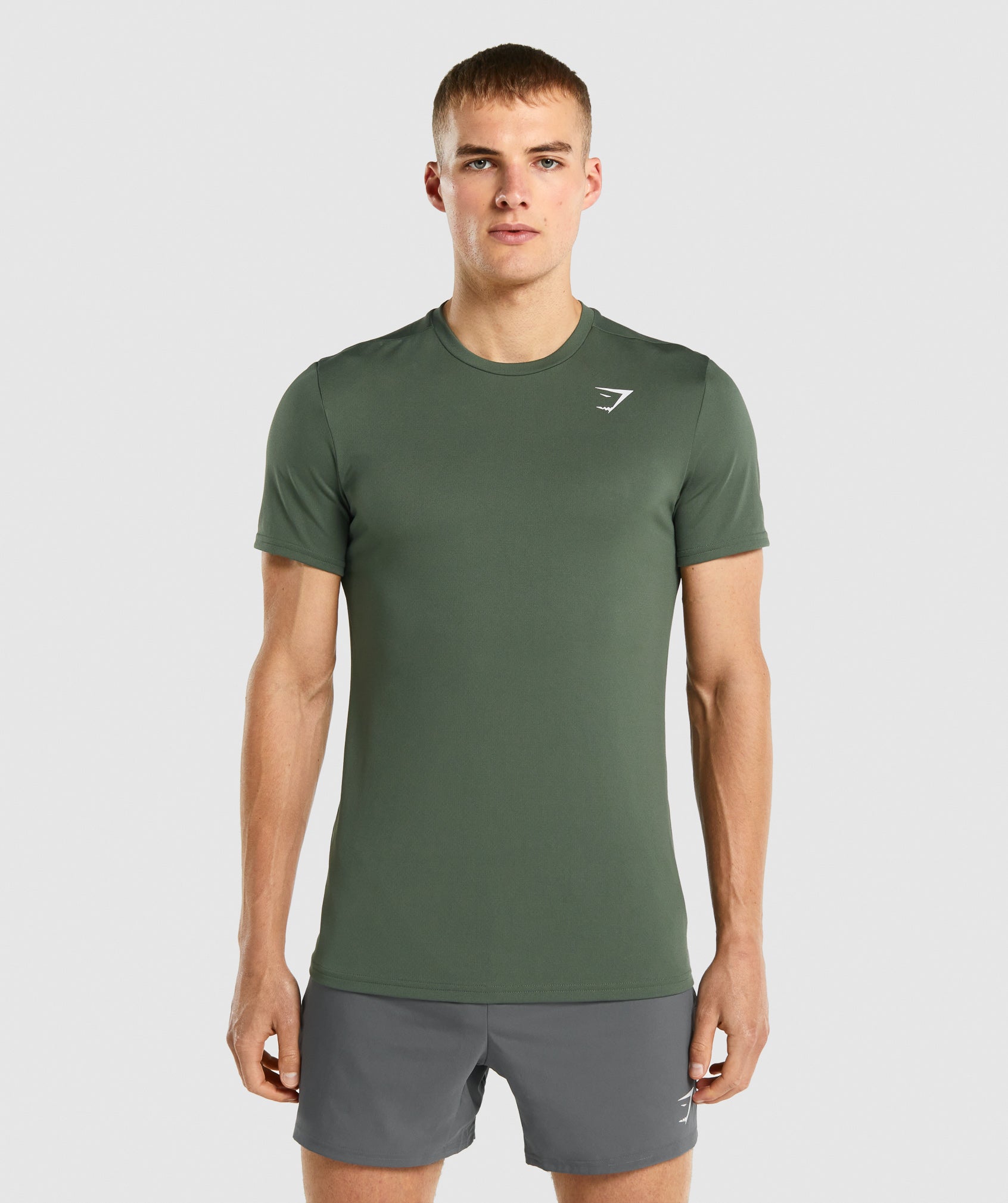 Camiseta Gymshark Arrival Hombre Verde | 6731408-OJ