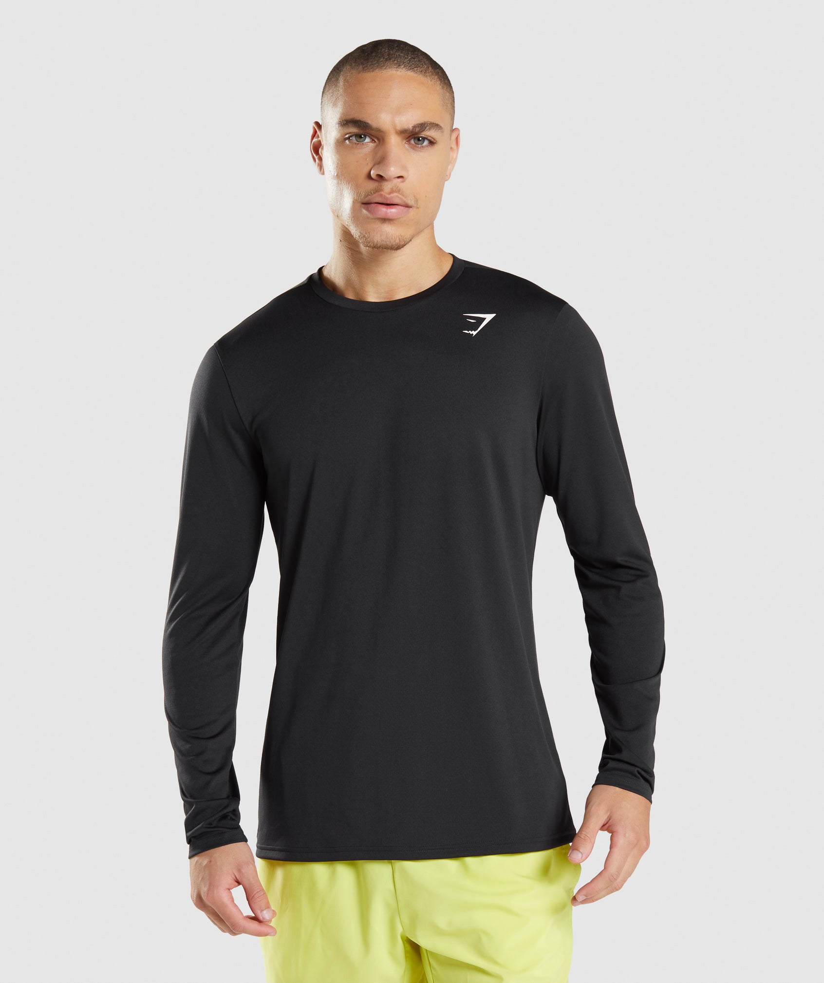 Camiseta Gymshark Arrival Long Sleeve Hombre Negras | 0659382-PR