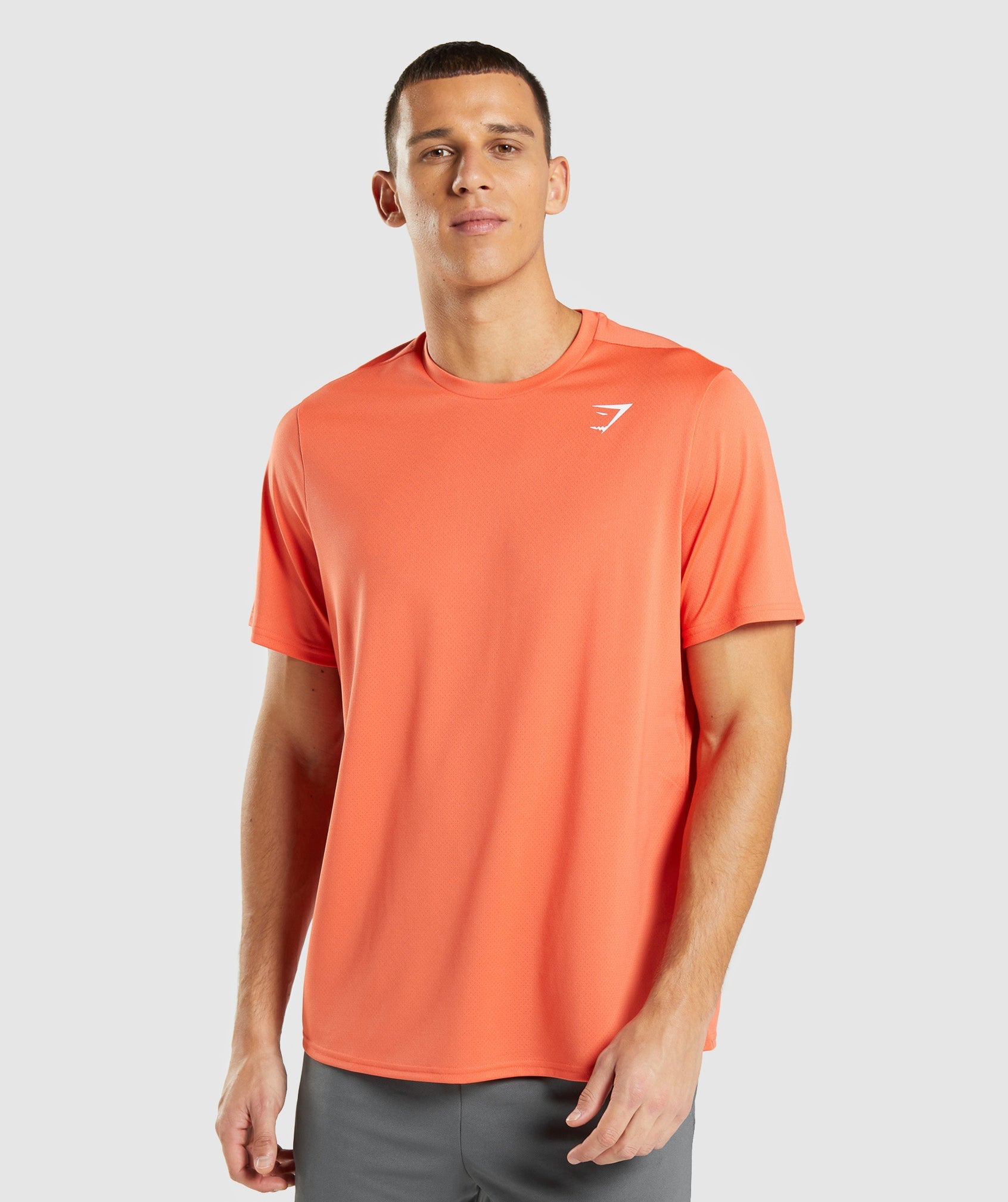 Camiseta Gymshark Arrival Regular Fit Hombre Naranjas | 2958346-LH