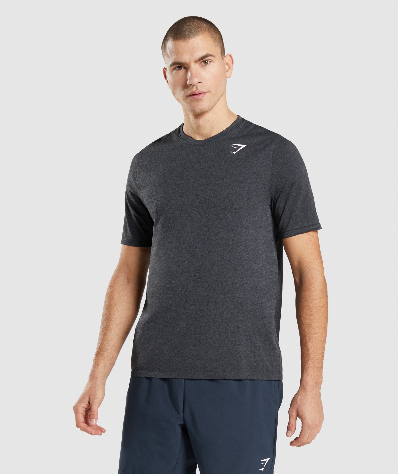 Camiseta Gymshark Arrival Seamless Hombre Negras | 6947021-GP