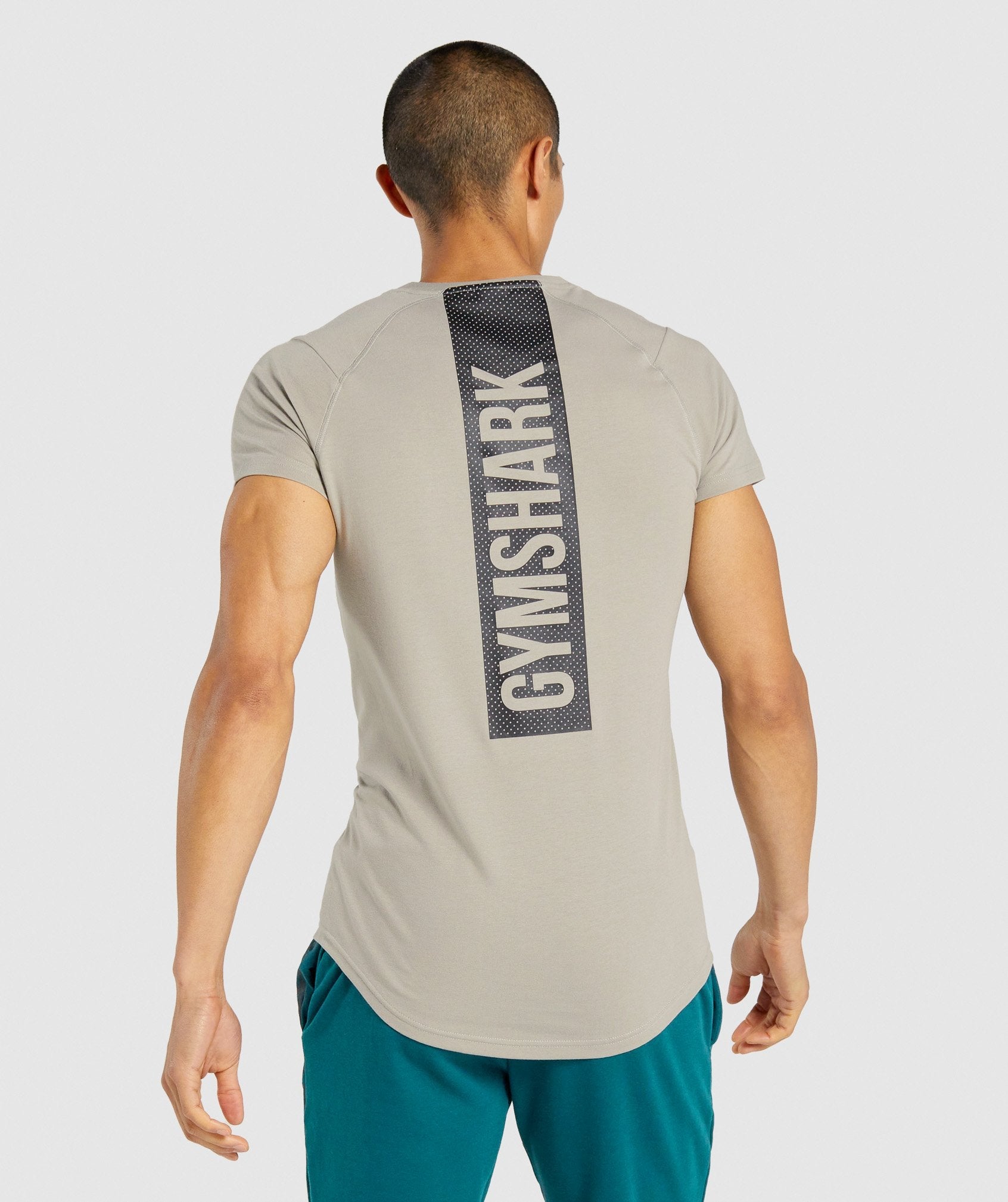 Camiseta Gymshark Bold Hombre Gris | 7403658-WE