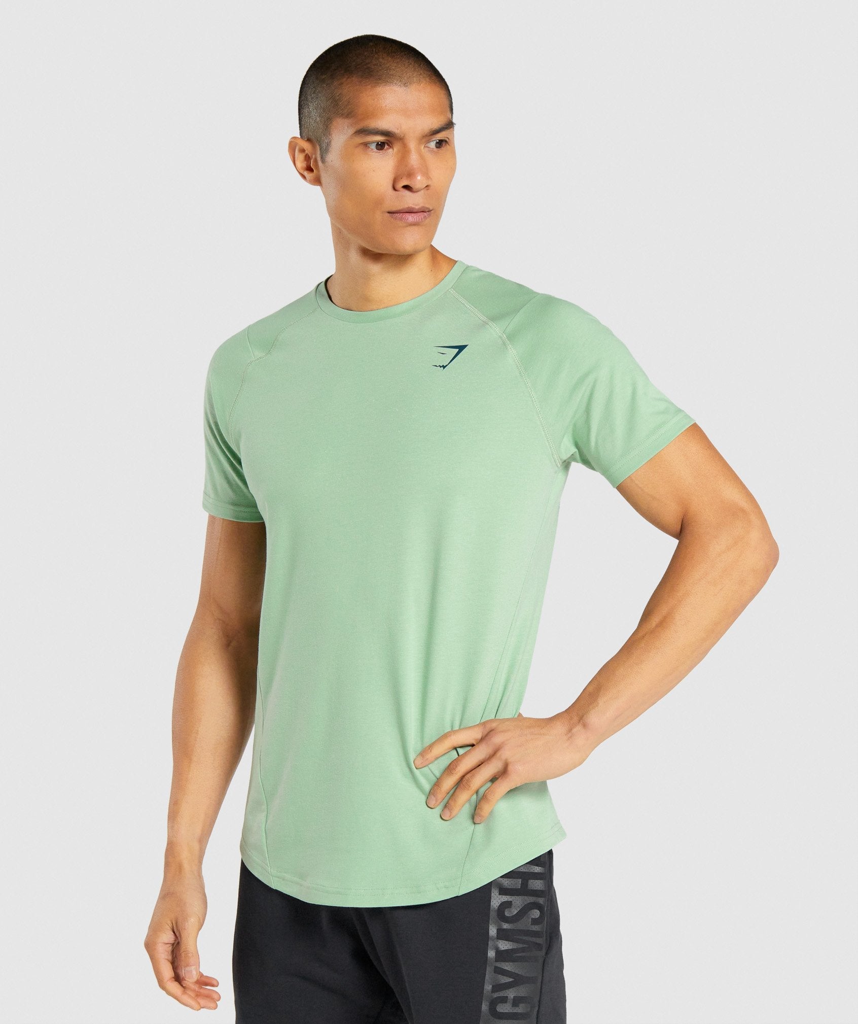 Camiseta Gymshark Bold Hombre Verde | 7580936-GM