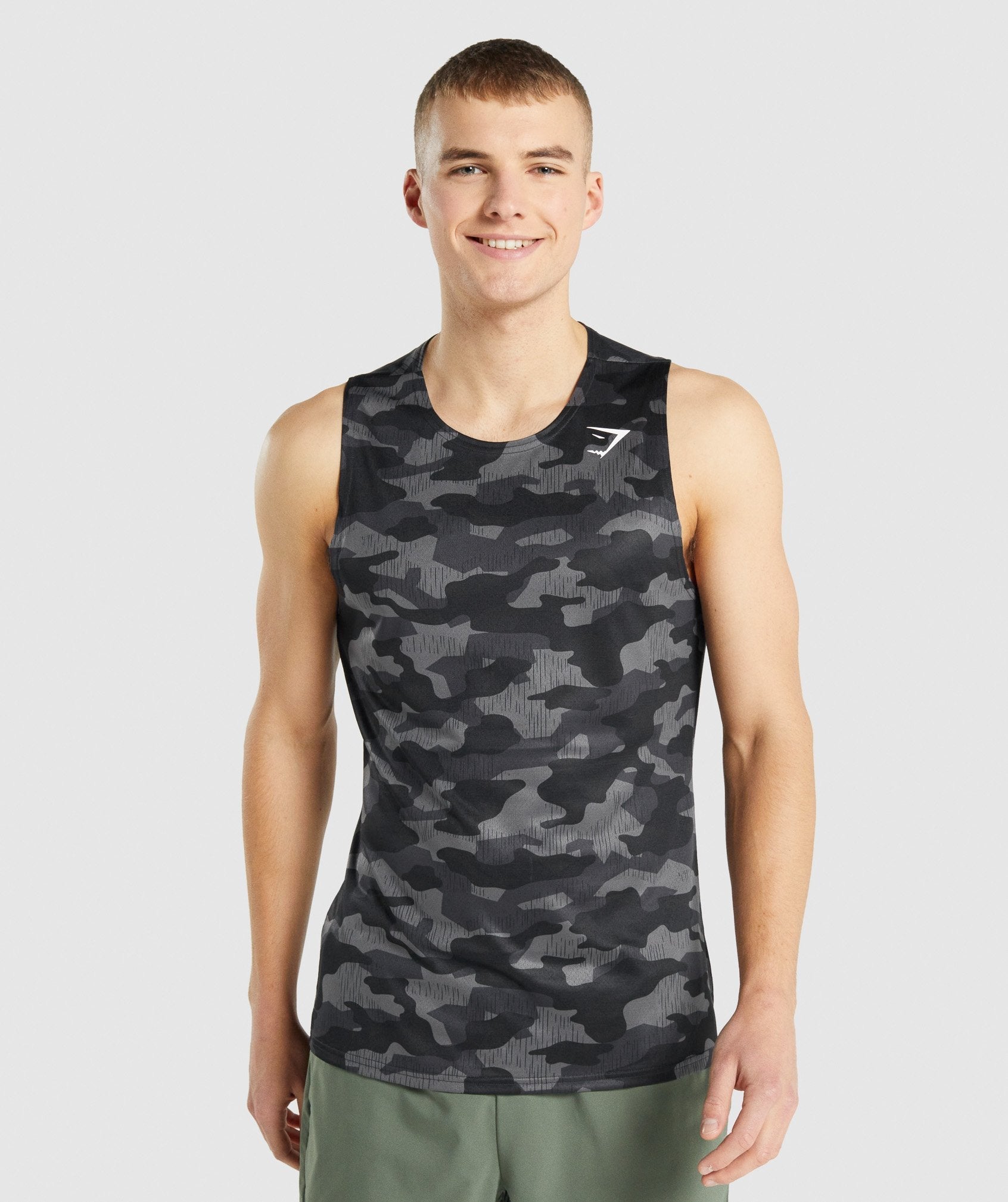 Camiseta Tirantes Gymshark Arrival Hombre Gris | 3768250-JZ