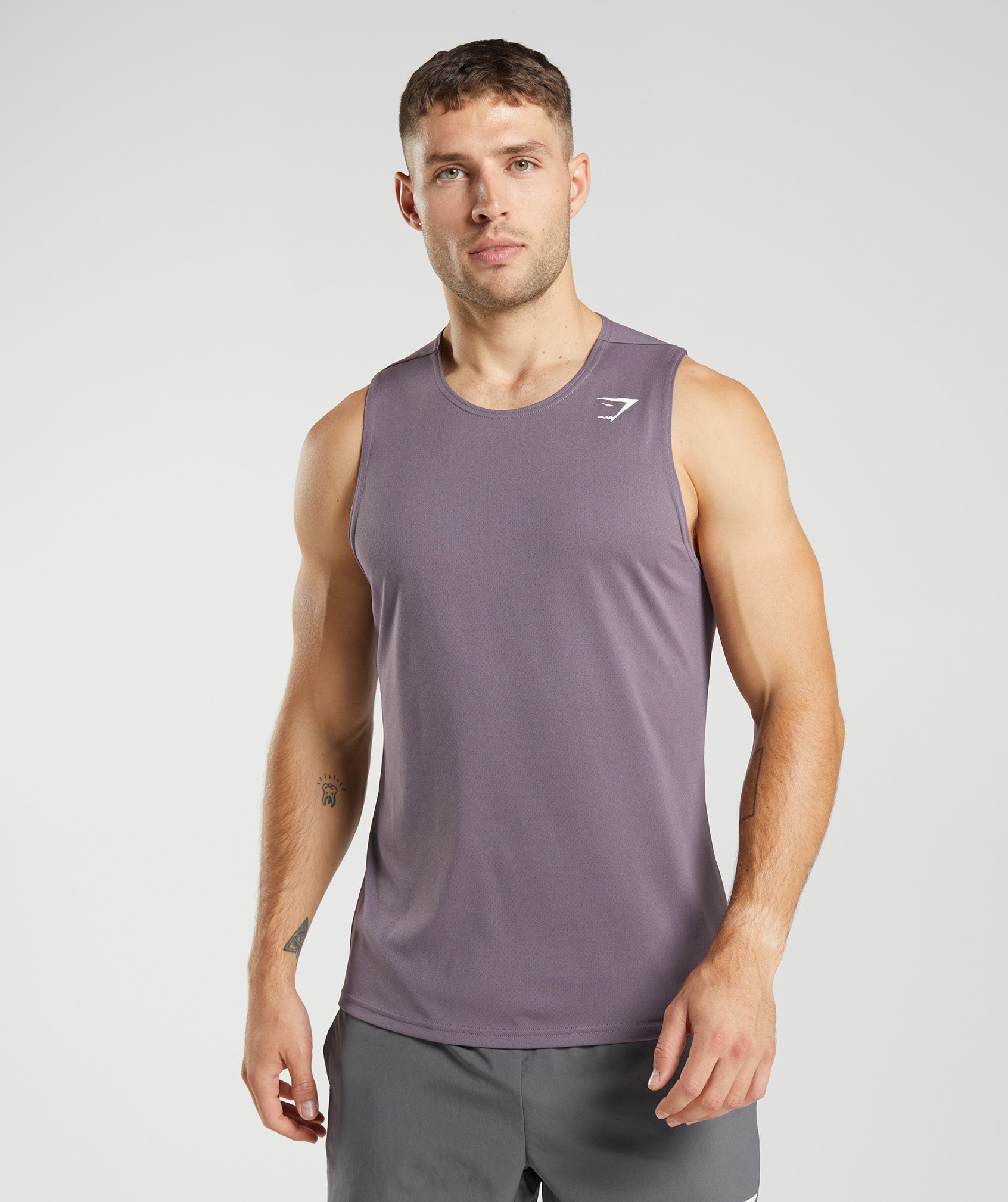 Camiseta Tirantes Gymshark Arrival Hombre Moradas | 4531807-QA