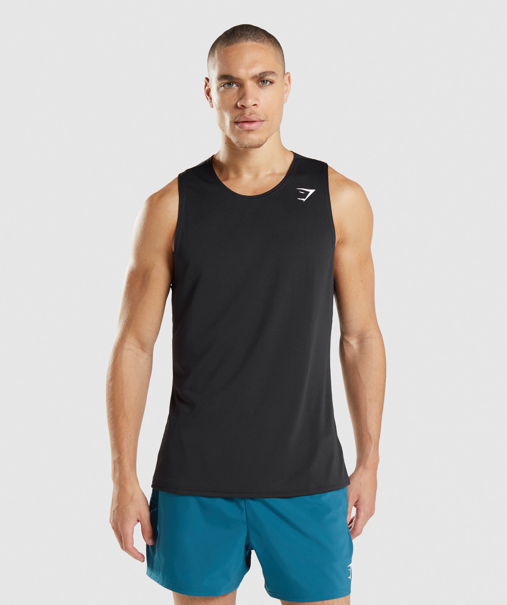 Camiseta Tirantes Gymshark Arrival Hombre Negras | 9603148-ZR