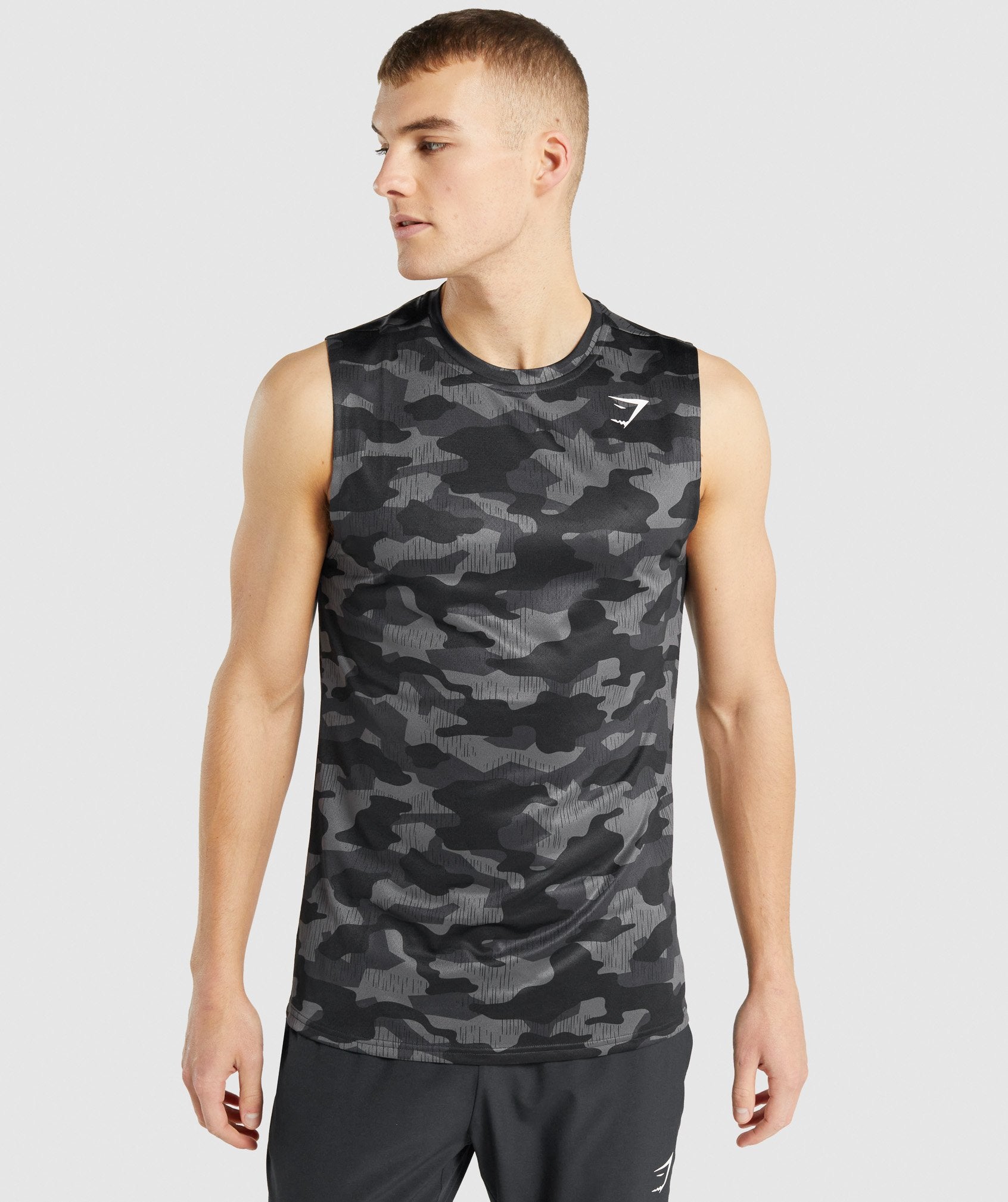 Camiseta Tirantes Gymshark Arrival Sin Manga Hombre Gris | 5874061-CY