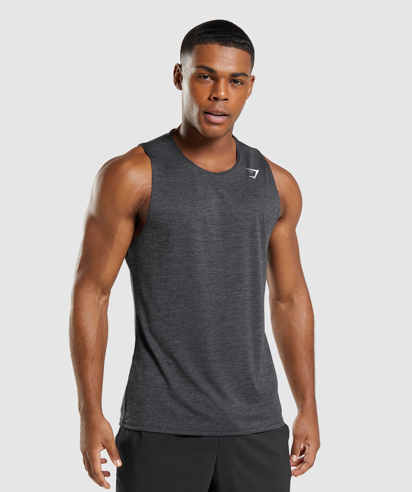 Camiseta Tirantes Gymshark Arrival Slim Marl Hombre Gris | 4125069-HP