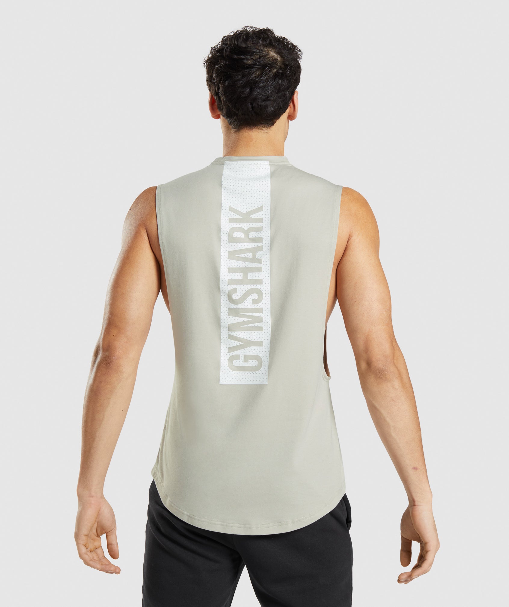 Camiseta Tirantes Gymshark Bold Drop Arm Hombre Gris | 4628057-QX