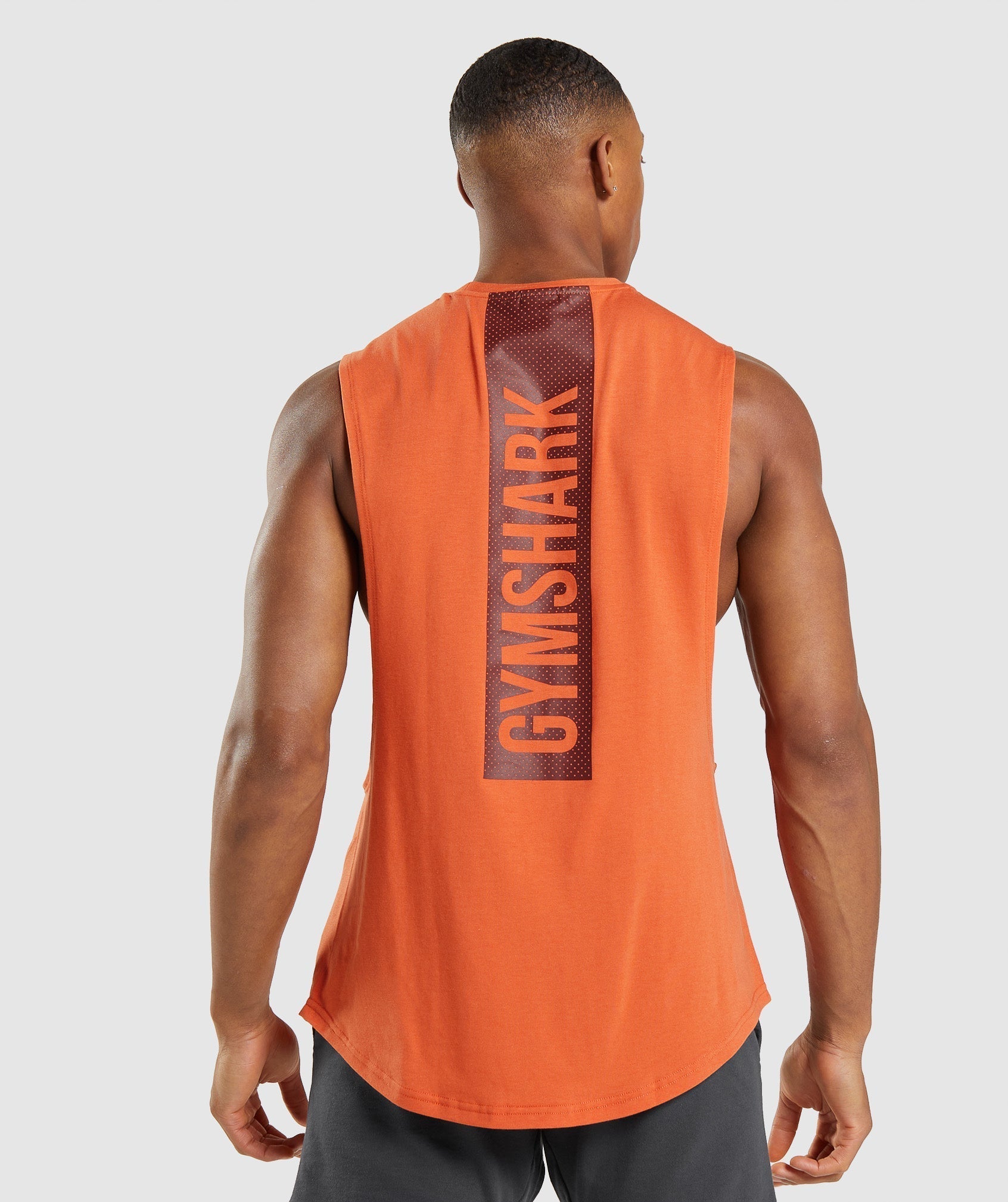 Camiseta Tirantes Gymshark Bold Drop Arm Hombre Naranjas | 7846152-FC