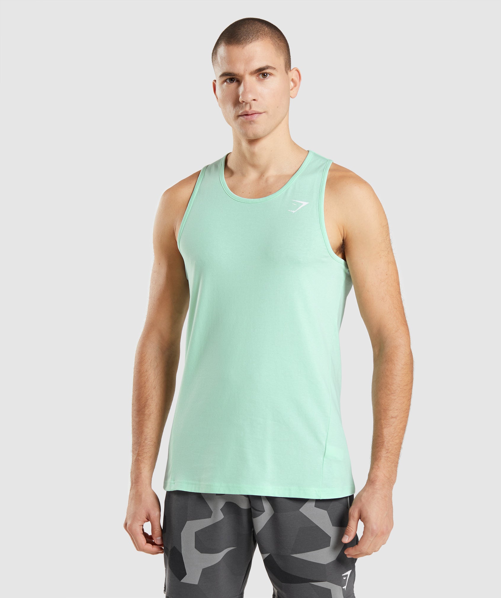 Camiseta Tirantes Gymshark Critical Hombre Azules | 5294781-MK