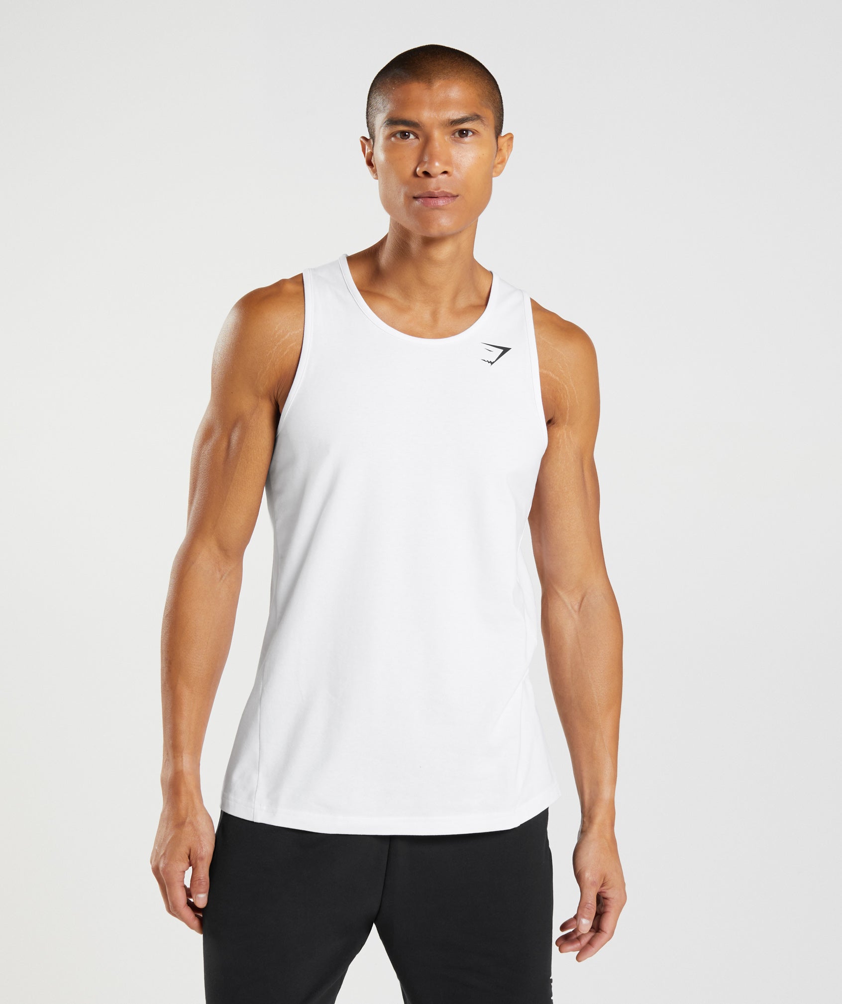 Camiseta Tirantes Gymshark Critical Hombre Blancas | 7965283-WA