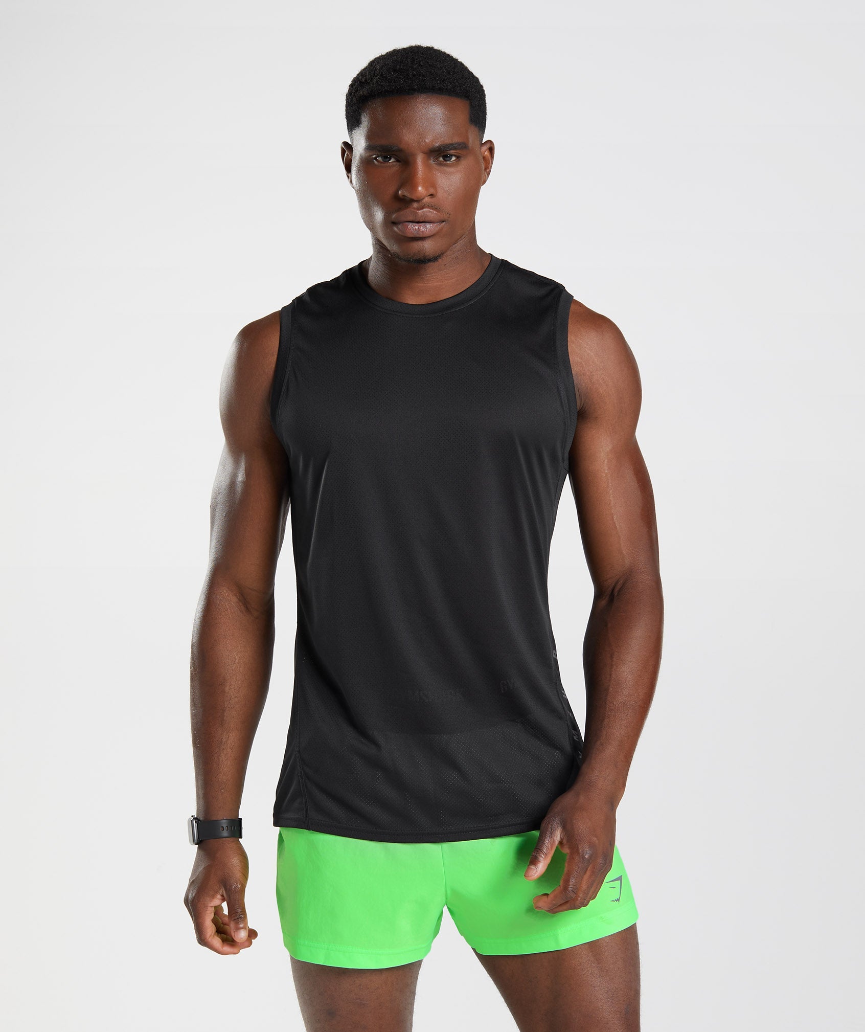 Camiseta Tirantes Gymshark Deporte Hombre Negras Negras | 4015829-AF