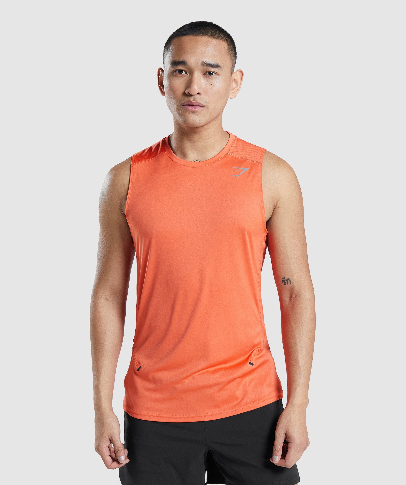 Camiseta Tirantes Gymshark Speed Evolve Hombre Naranjas | 4753981-YM