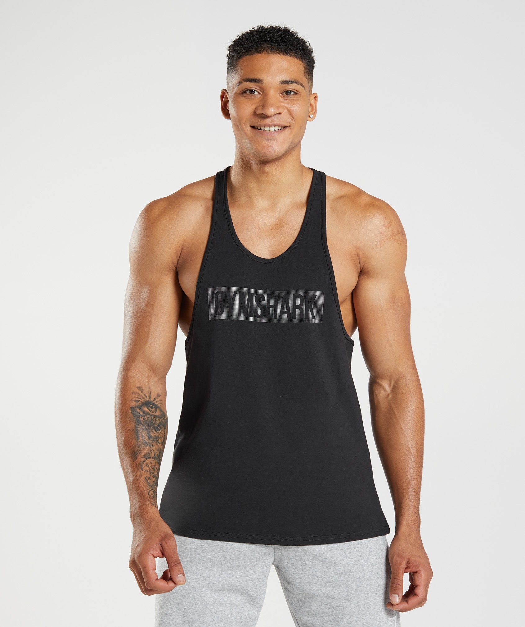 Chalecos Gymshark Block Stringer Hombre Negras | 6734089-XT