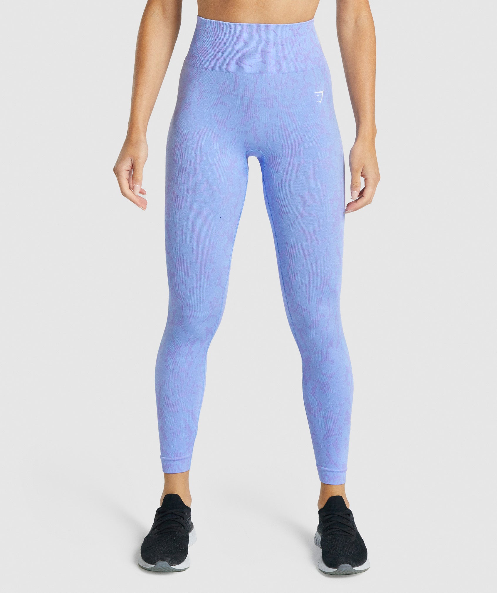 Leggins Gymshark Adapt Animal Seamless Mujer Azules Claro | 5460917-SD