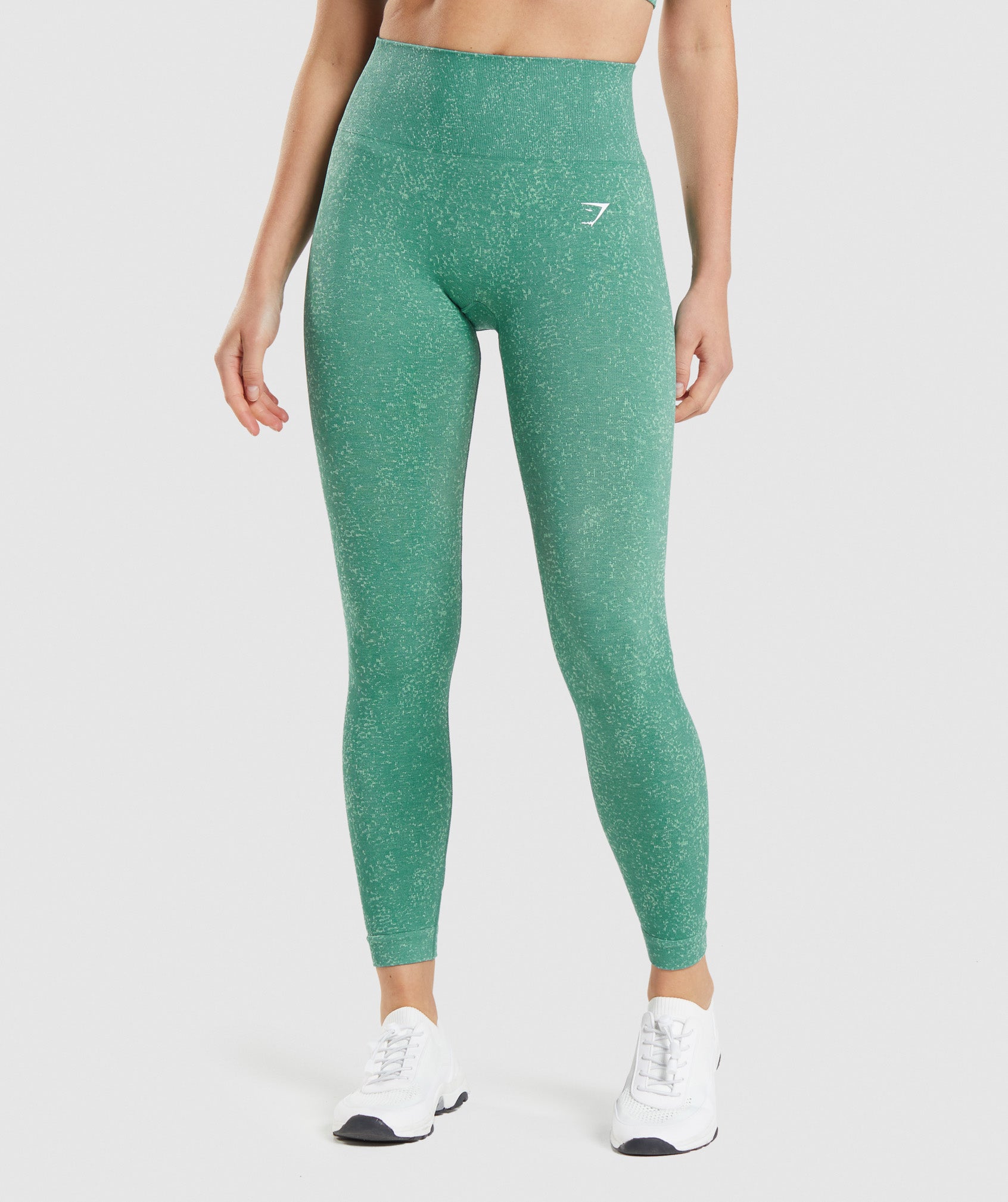 Leggins Gymshark Adapt Fleck Seamless Mujer Verde | 9031856-FB