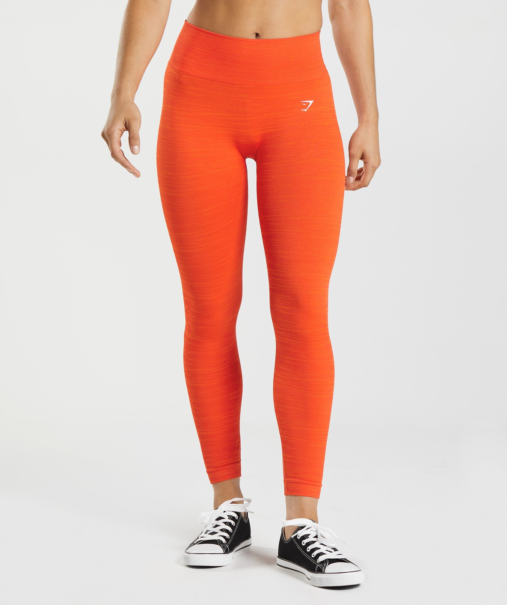 Leggins Gymshark Adapt Marl Seamless Mujer Naranjas | 1935246-EK