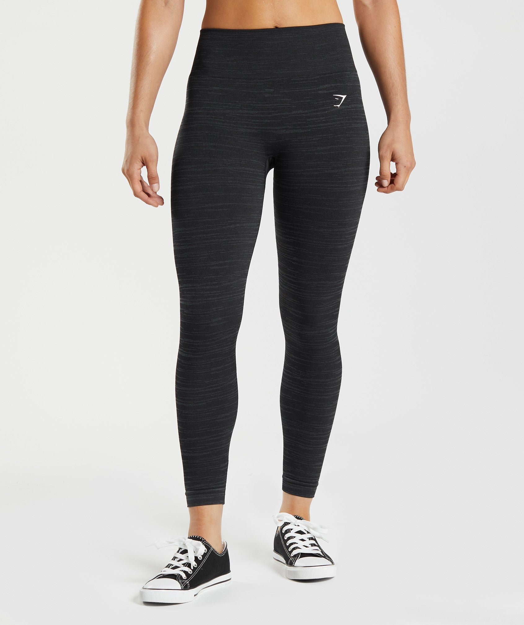 Leggins Gymshark Adapt Marl Seamless Mujer Negras | 3160428-DL