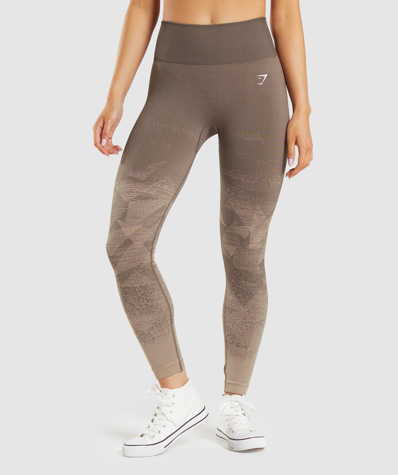 Leggins Gymshark Adapt Ombre Seamless Mujer Marrones | 5846327-NW