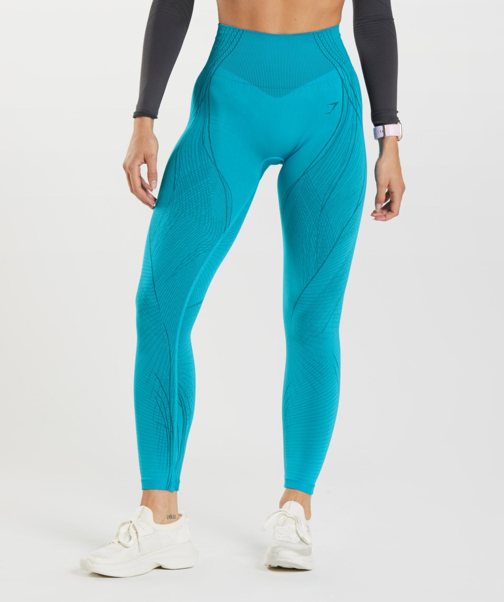 Leggins Gymshark Apex Seamless Mujer Azules | 0317852-UX