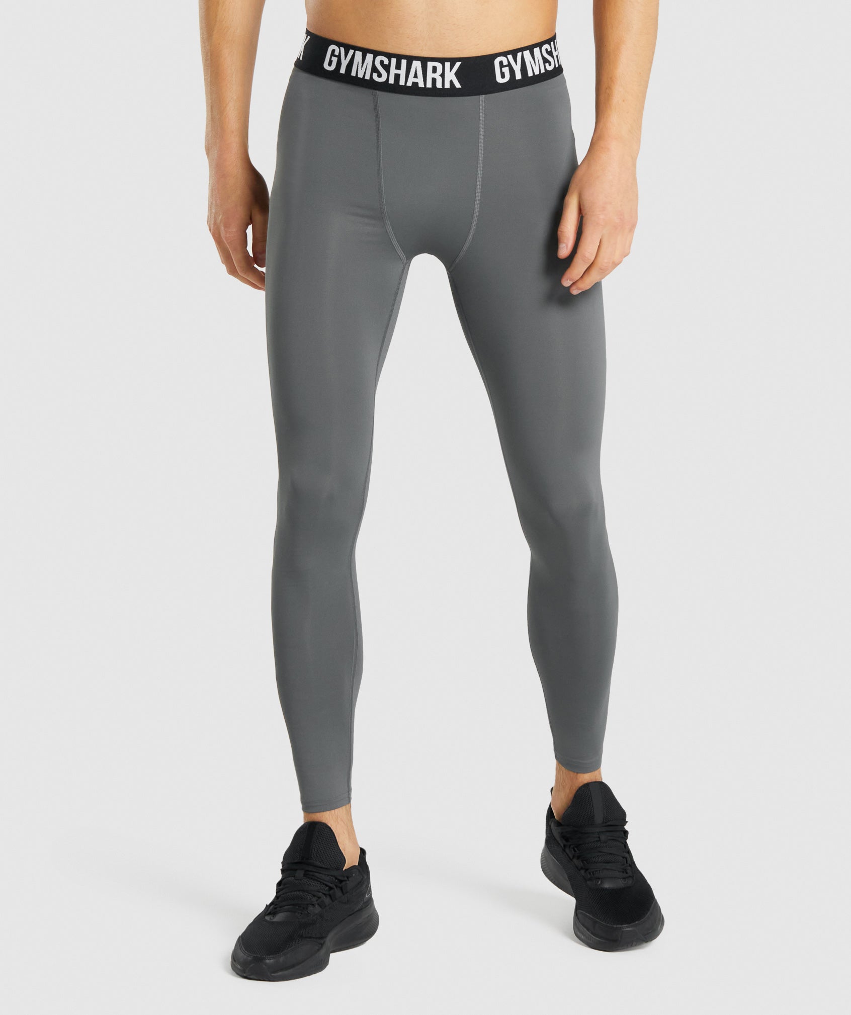 Leggins Gymshark Element Baselayer Hombre Gris | 4502398-MU