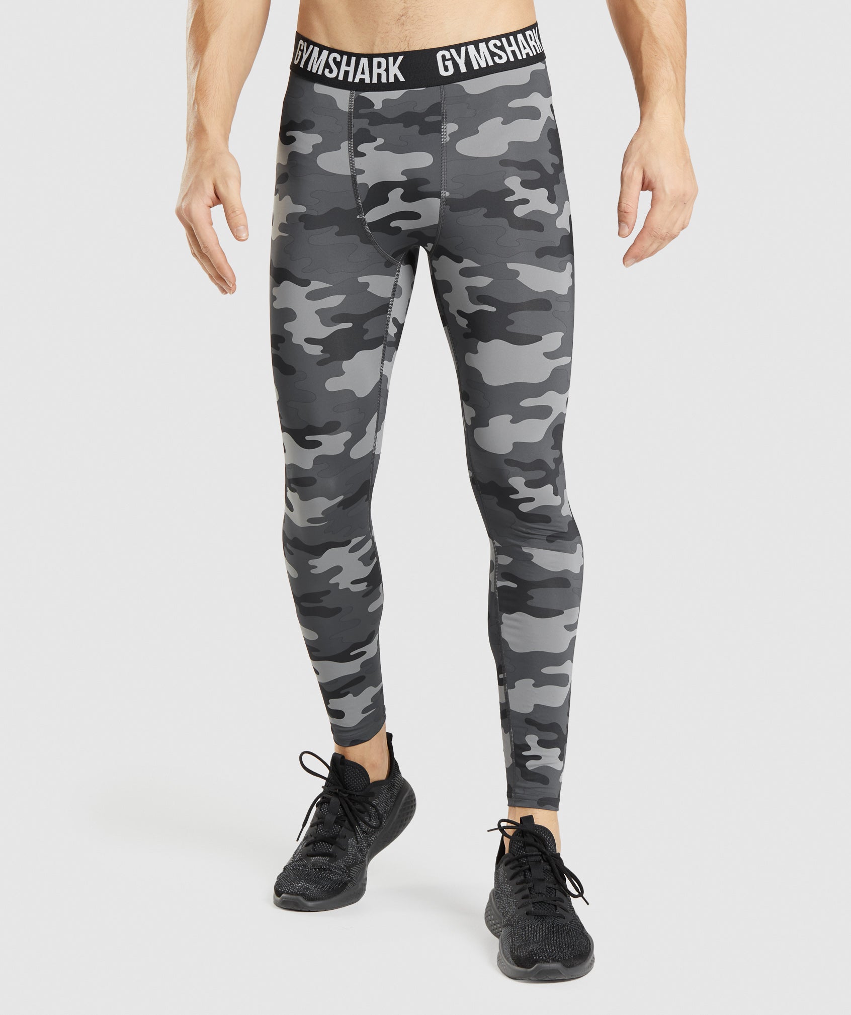 Leggins Gymshark Element Baselayer Hombre Gris | 9507386-SU