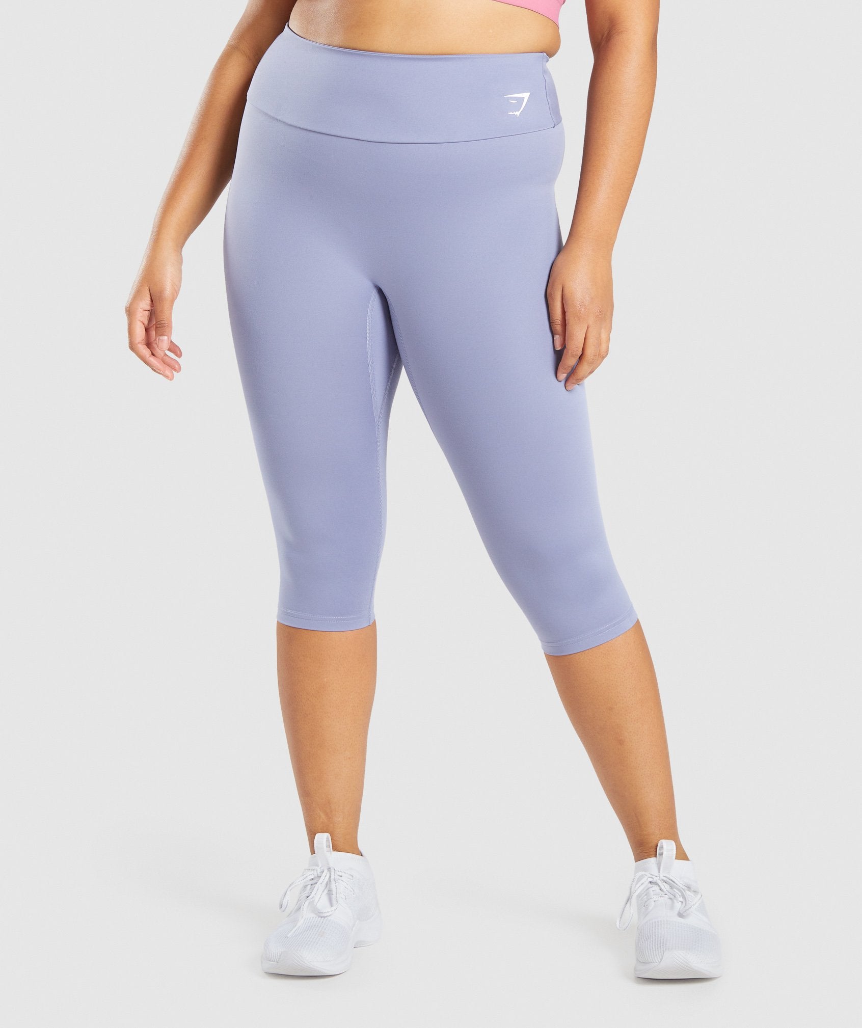 Leggins Gymshark Entrenamiento Cropped Mujer Azules Claro | 0153469-LO