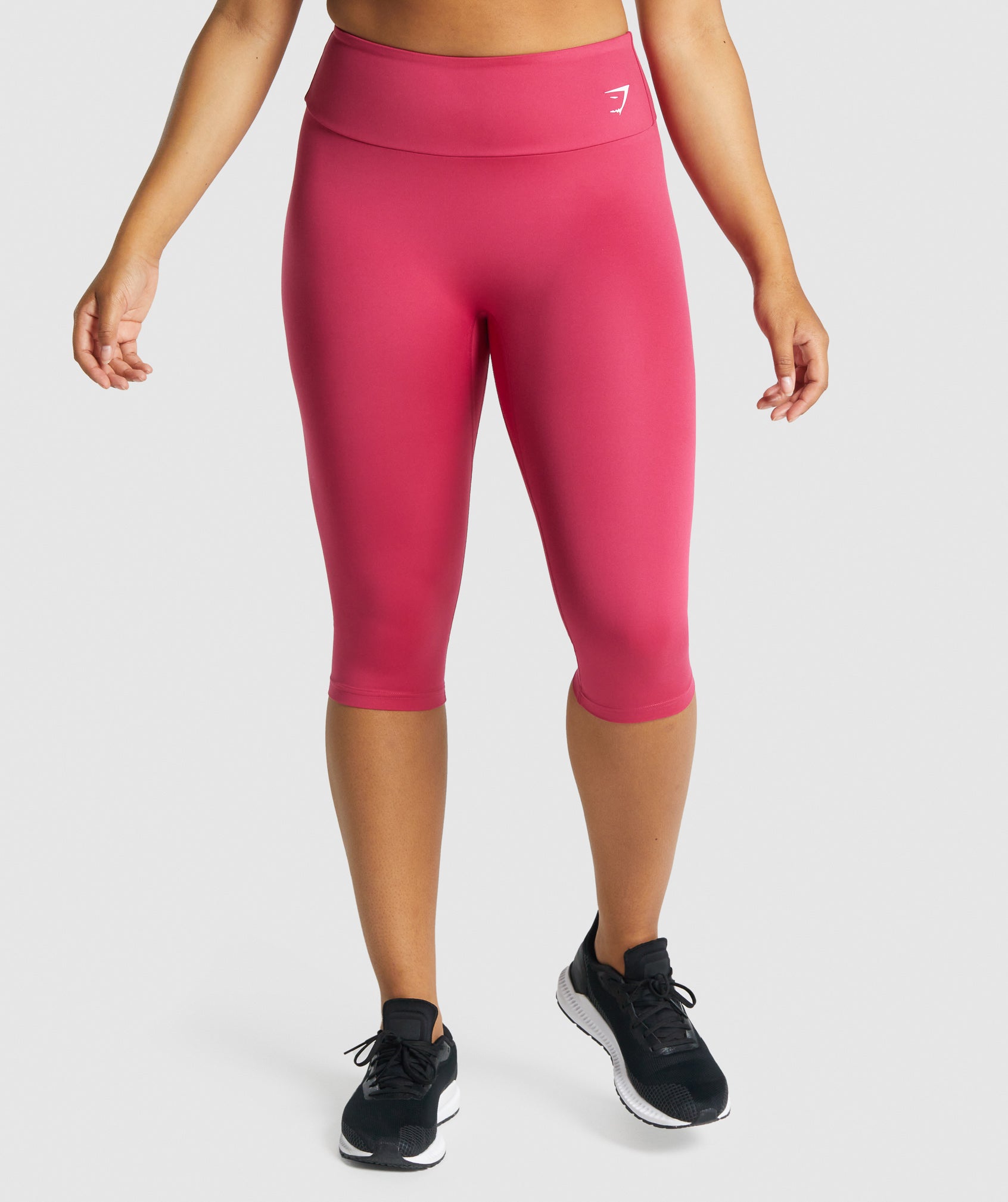 Leggins Gymshark Entrenamiento Cropped Mujer Rosas | 8341067-WO