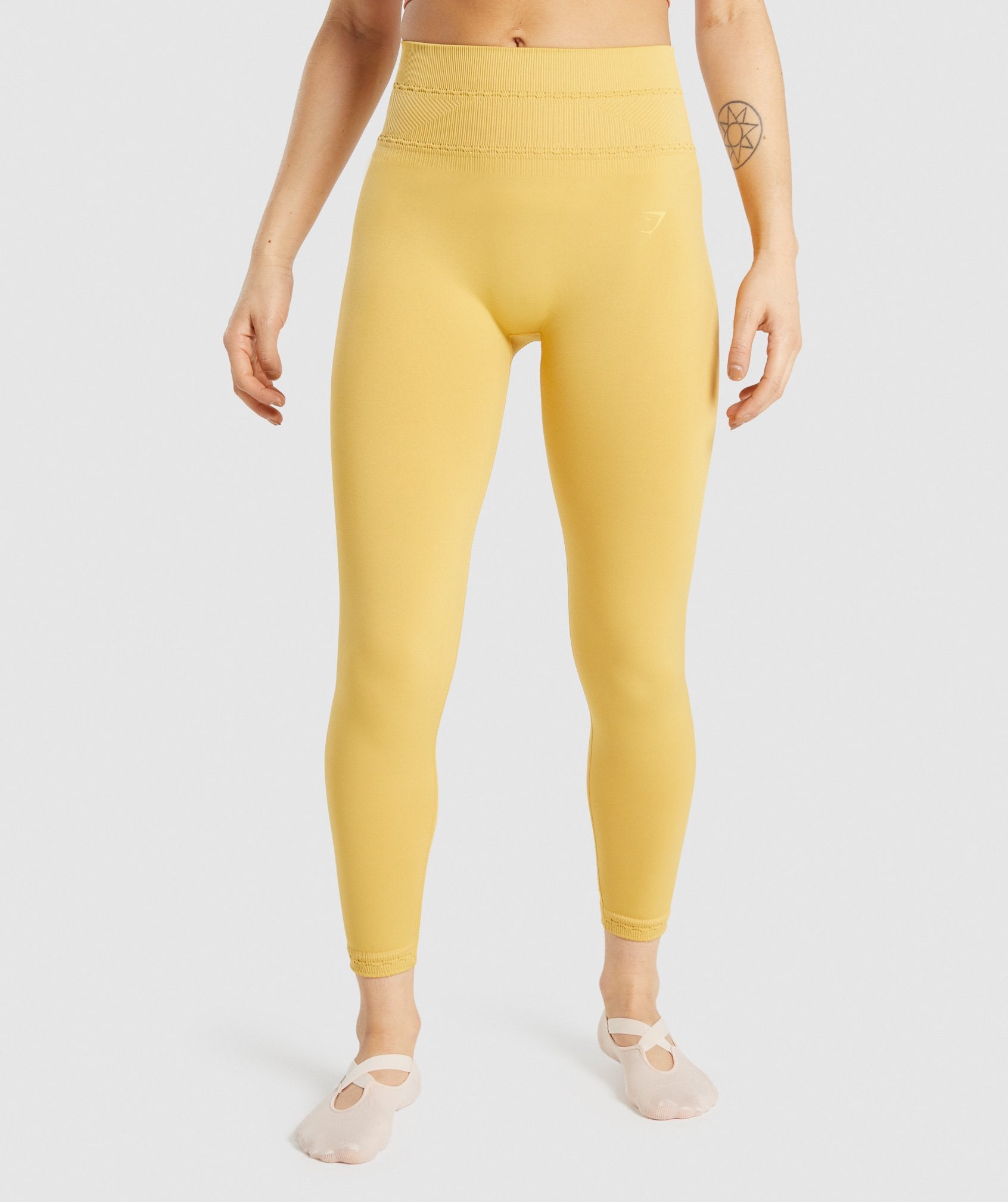 Leggins Gymshark Studio Mujer Amarillo | 4260981-XR