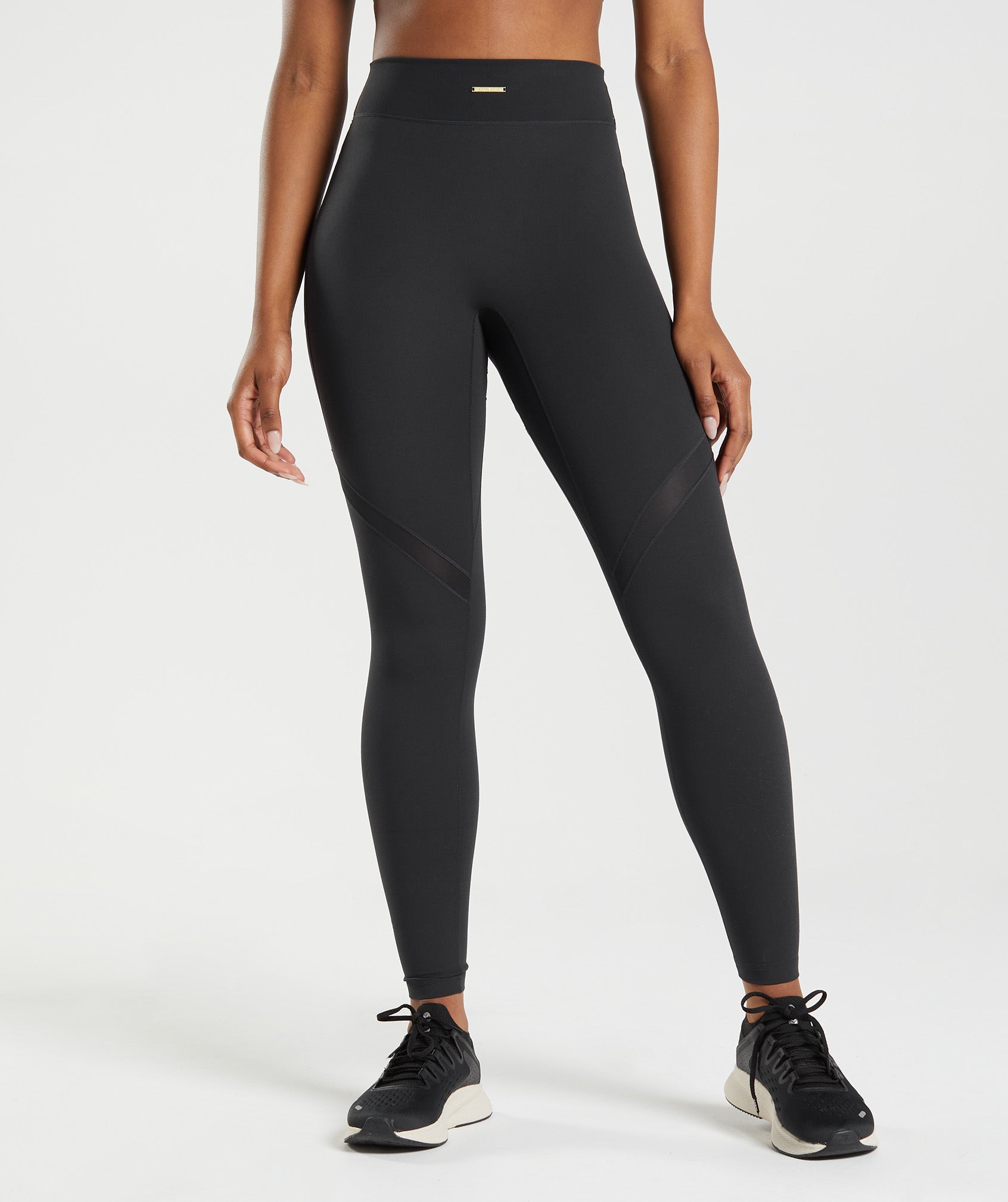 Leggins Gymshark Whitney Mesh Mujer Negras | 3754120-QR