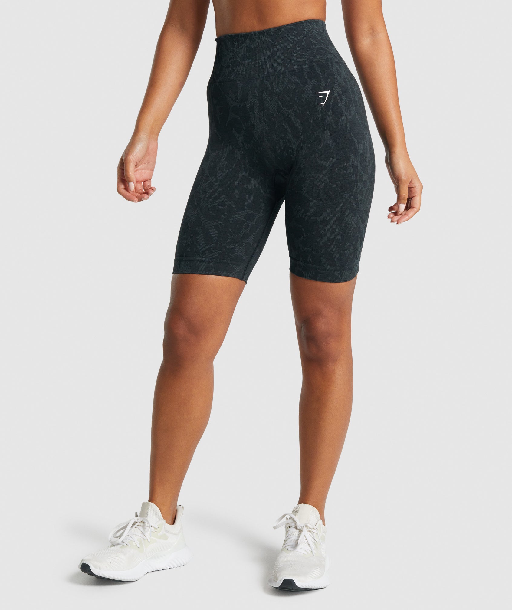 Pantalones Cortos Gymshark Adapt Animal Seamless Cycling Mujer Negras | 5630714-XG