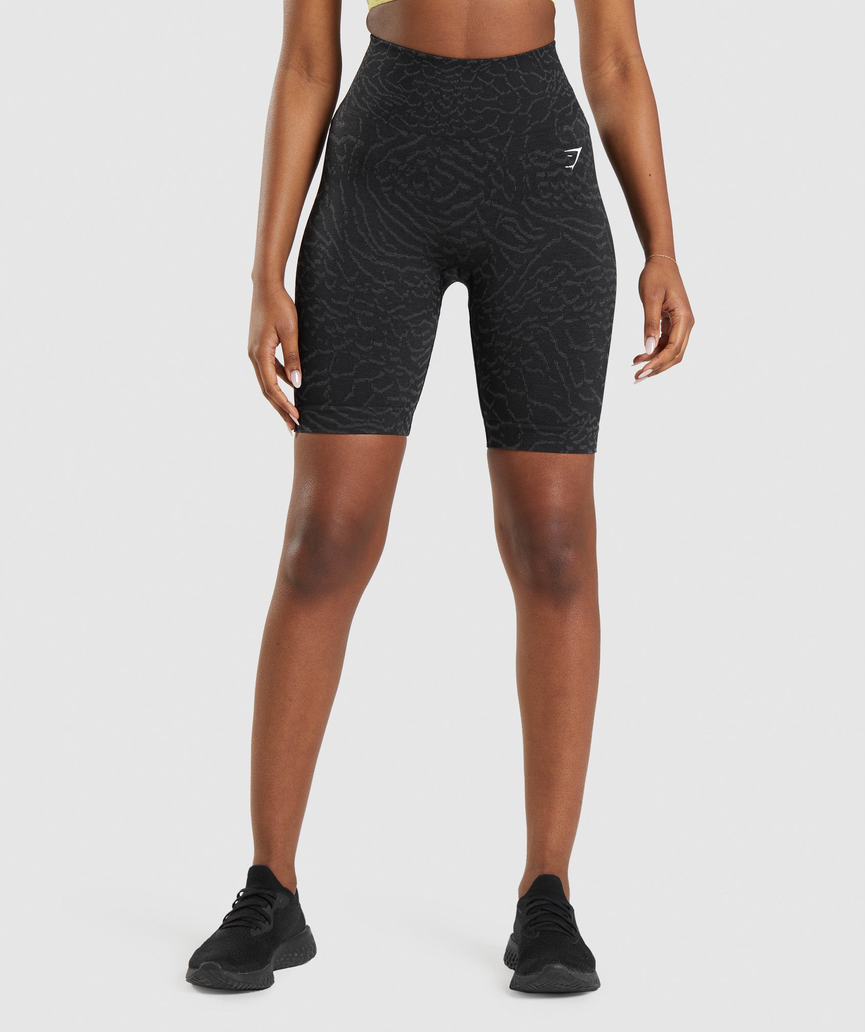 Pantalones Cortos Gymshark Adapt Animal Seamless Cycling Mujer Negras | 9456201-PR