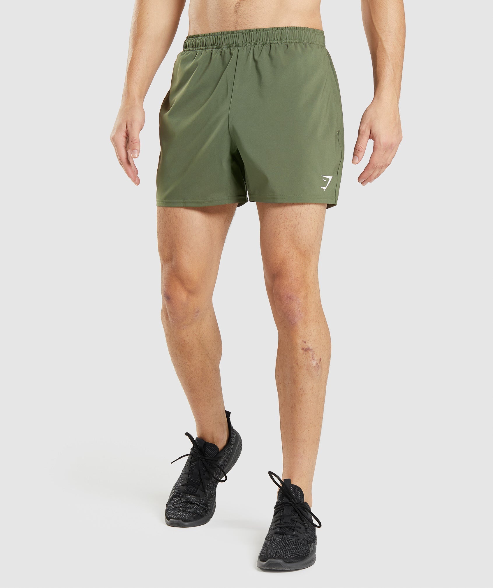 Pantalones Cortos Gymshark Arrival 5" Hombre Verde Oliva | 5614079-PO