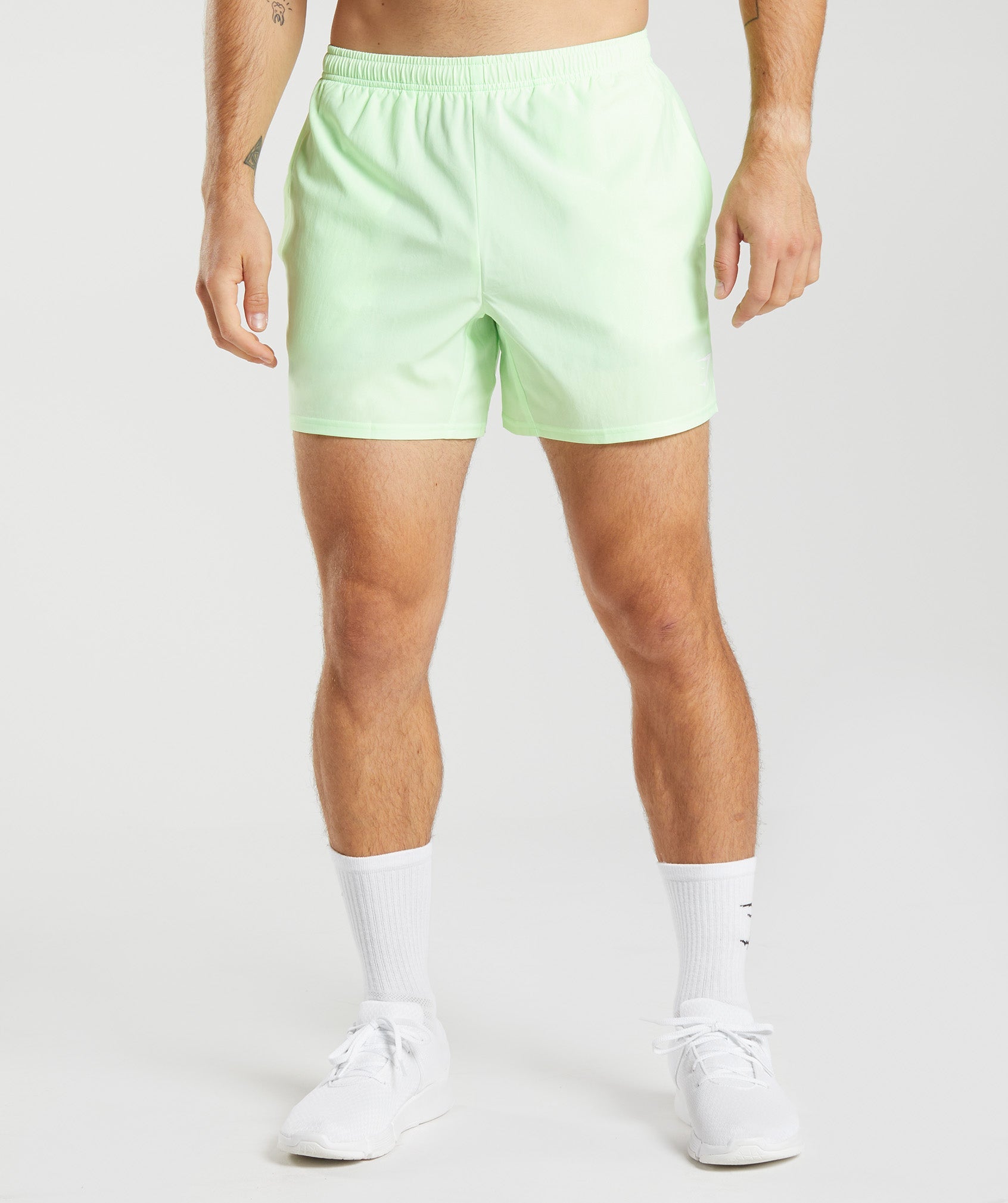 Pantalones Cortos Gymshark Arrival 5" Hombre Verde Menta | 7604213-AH