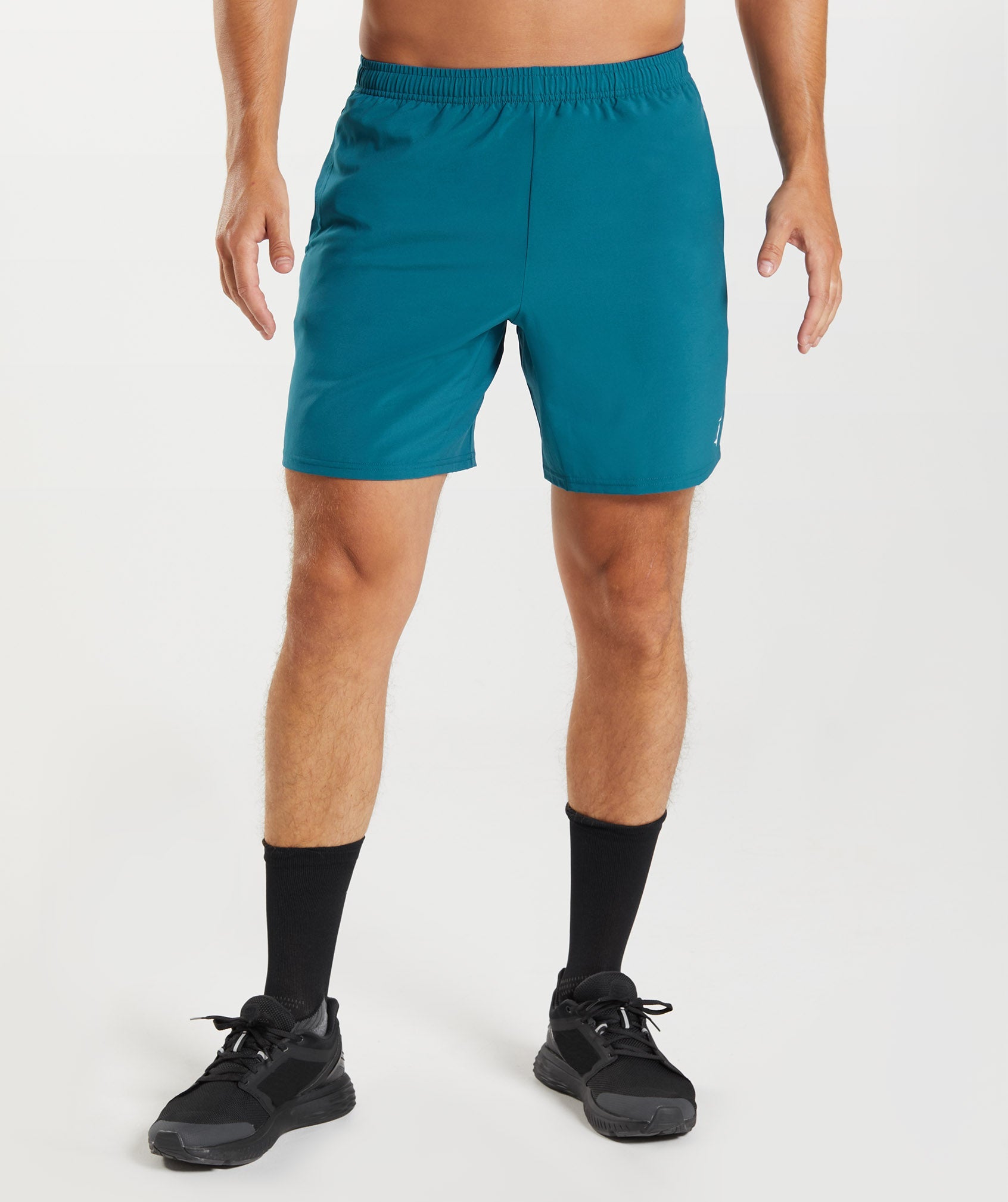 Pantalones Cortos Gymshark Arrival 7" Hombre Azules | 5247068-GZ