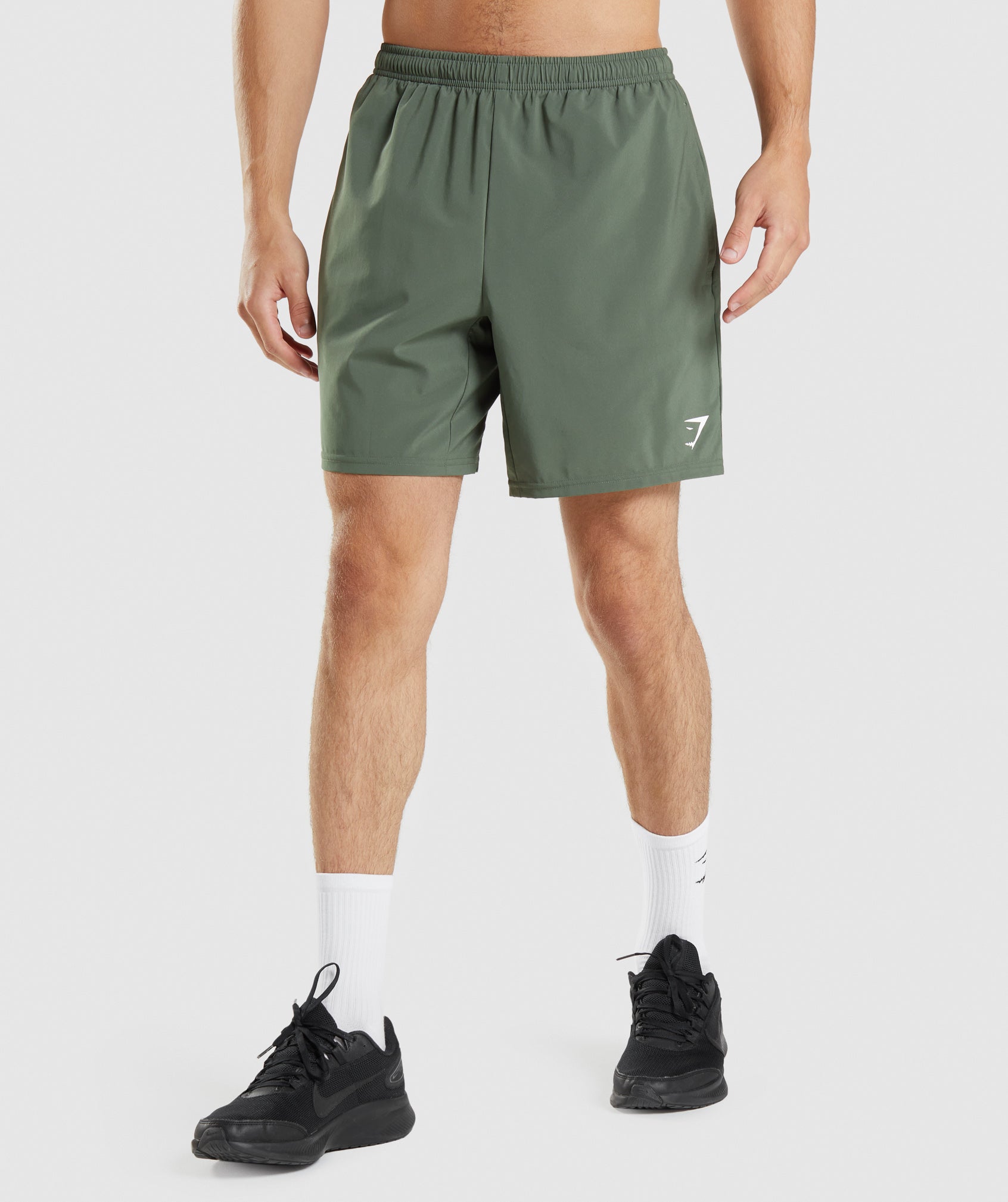 Pantalones Cortos Gymshark Arrival 7" Hombre Verde | 8052947-DM