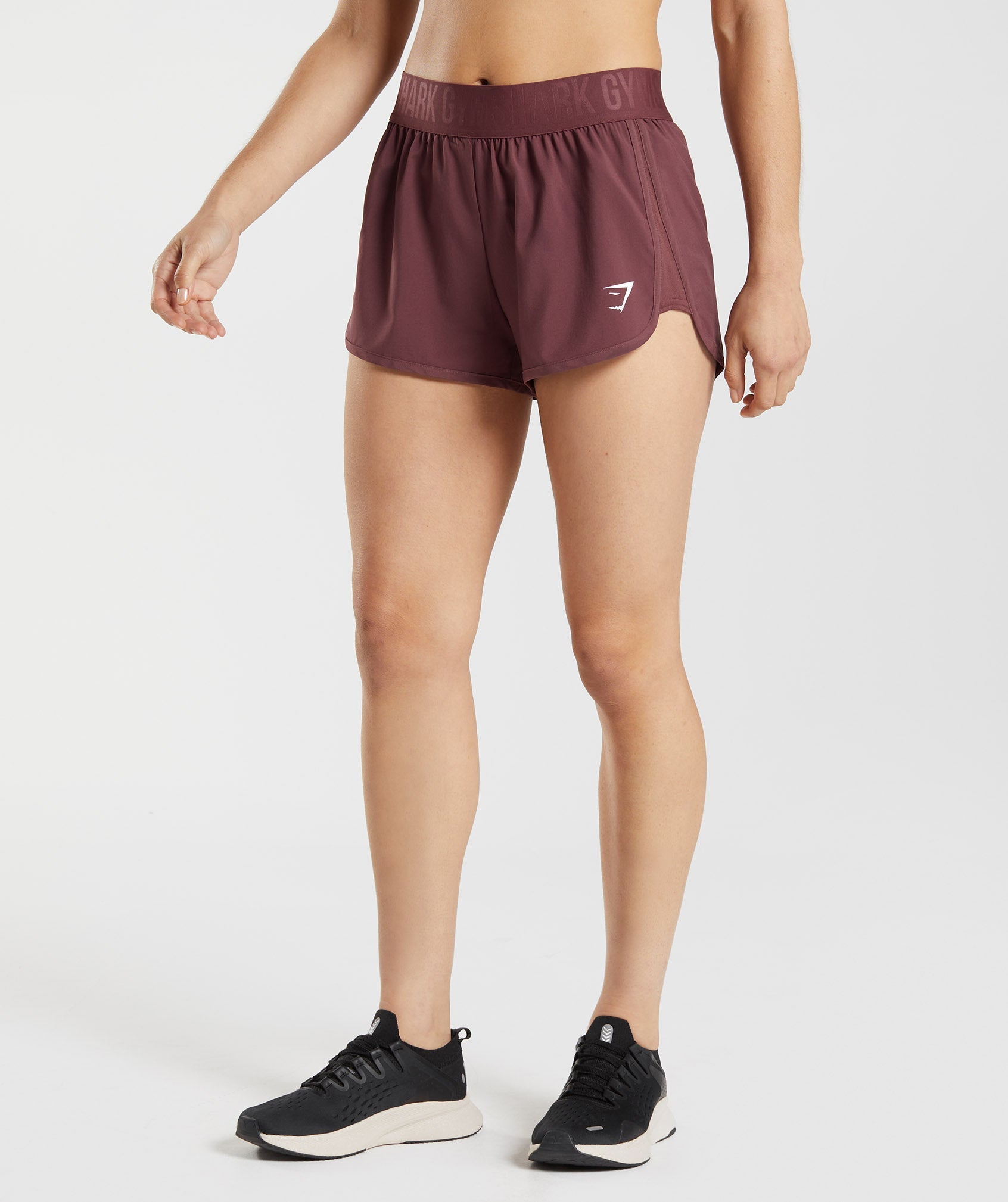 Pantalones Cortos Gymshark Entrenamiento Loose Fit Mujer Marrones | 9418206-VQ