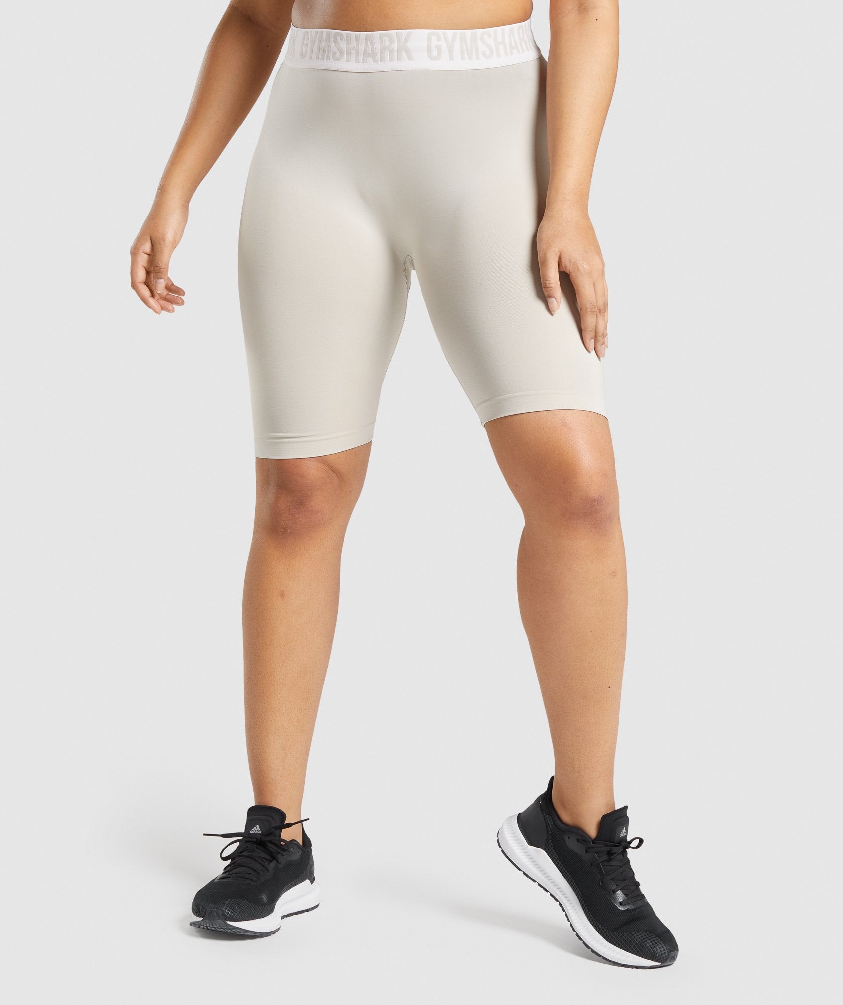 Pantalones Cortos Gymshark Fit Seamless Cycling Mujer Gris | 0275891-HB