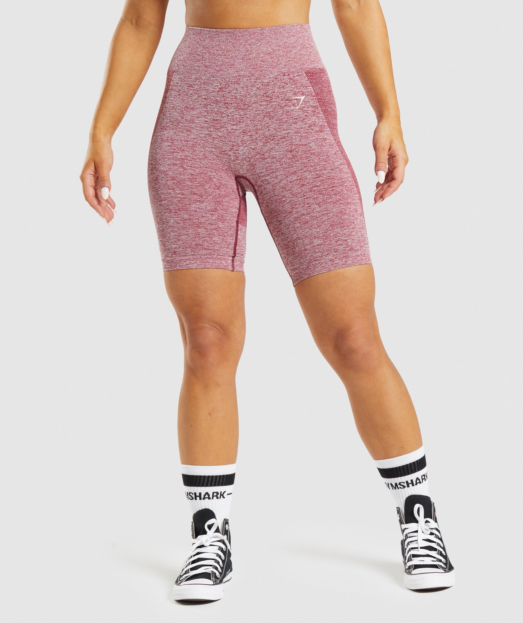 Pantalones Cortos Gymshark Flex Cycling Mujer Burdeos | 7603195-MZ