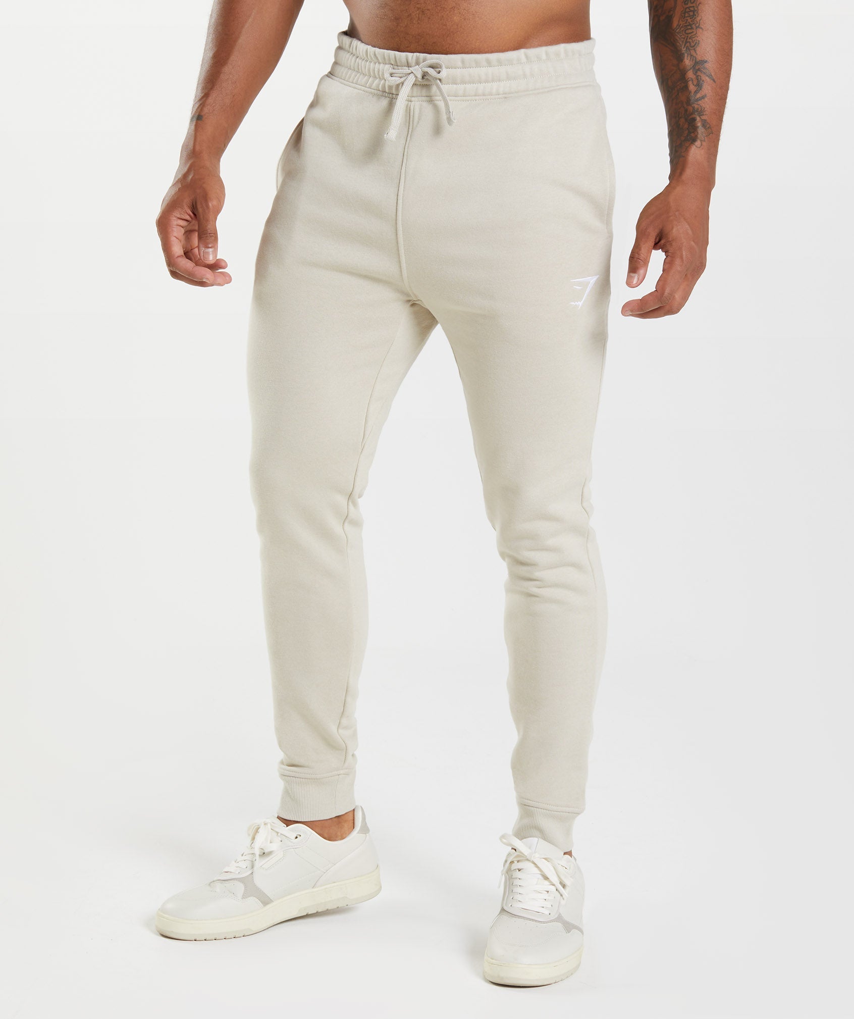 Pantalones Jogger Gymshark Crest Hombre Gris | 4758109-YR