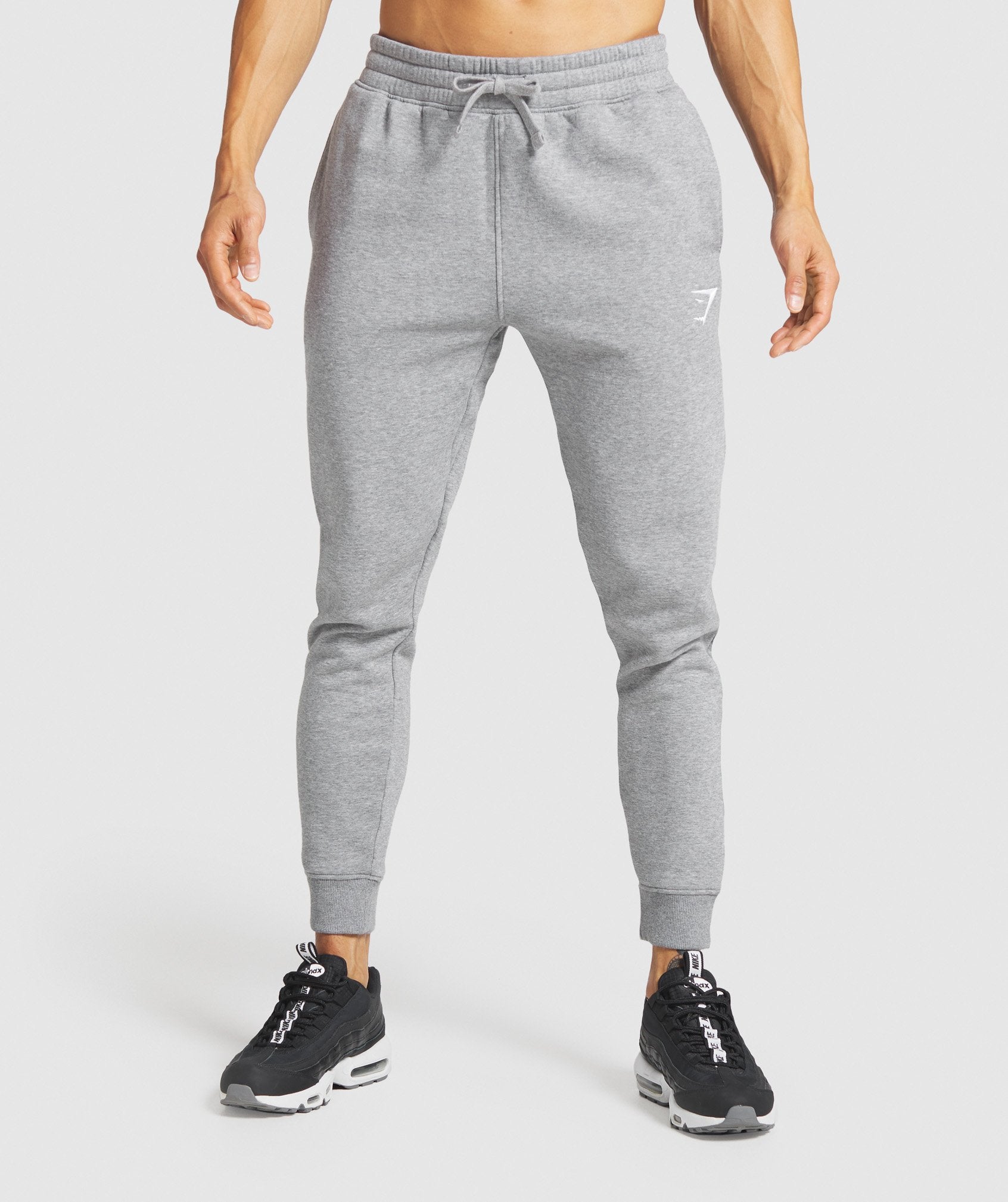 Pantalones Jogger Gymshark Crest Hombre Gris | 7341086-XI