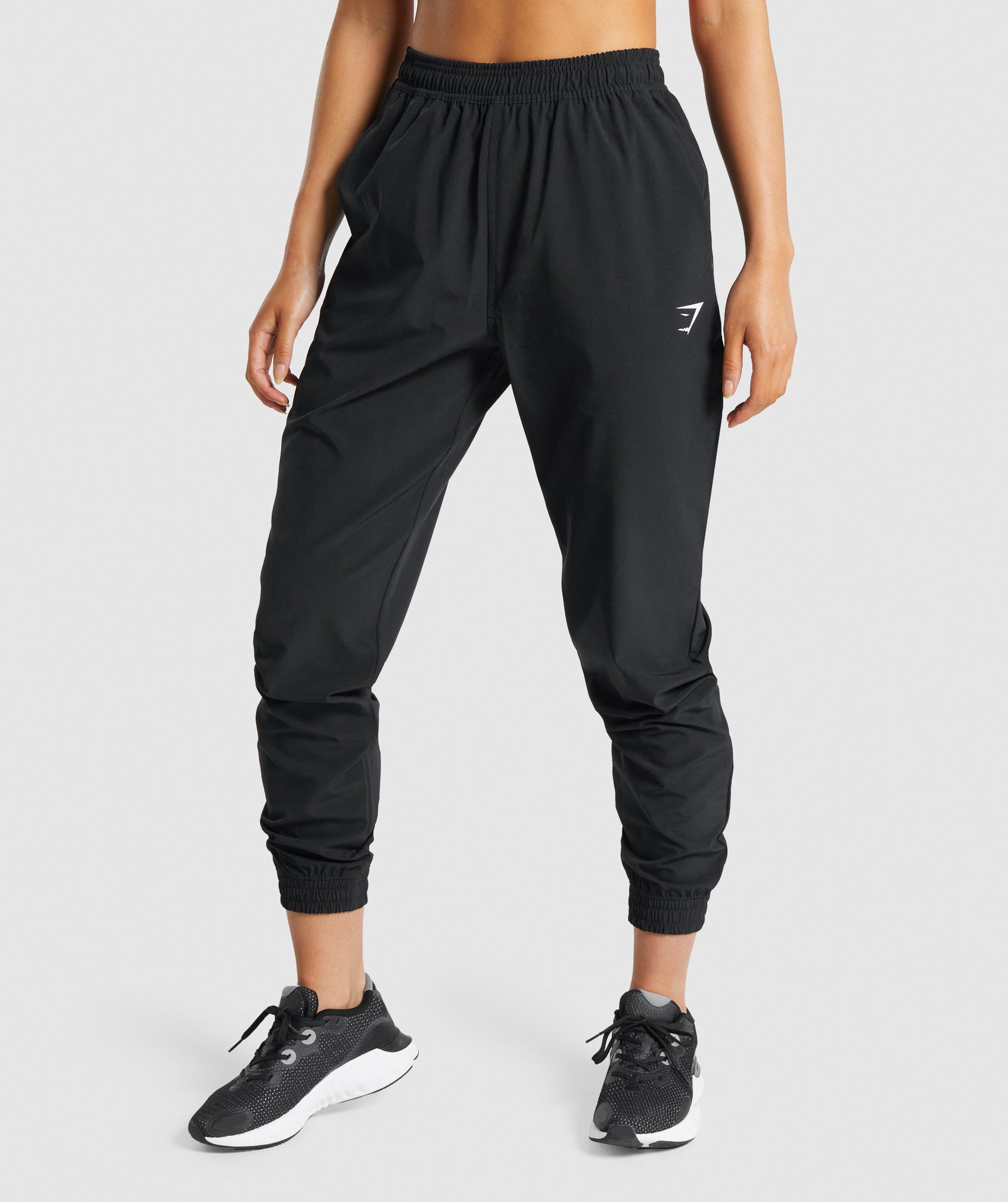 Pantalones Jogger Gymshark Entrenamiento Woven Mujer Negras | 8290315-WT